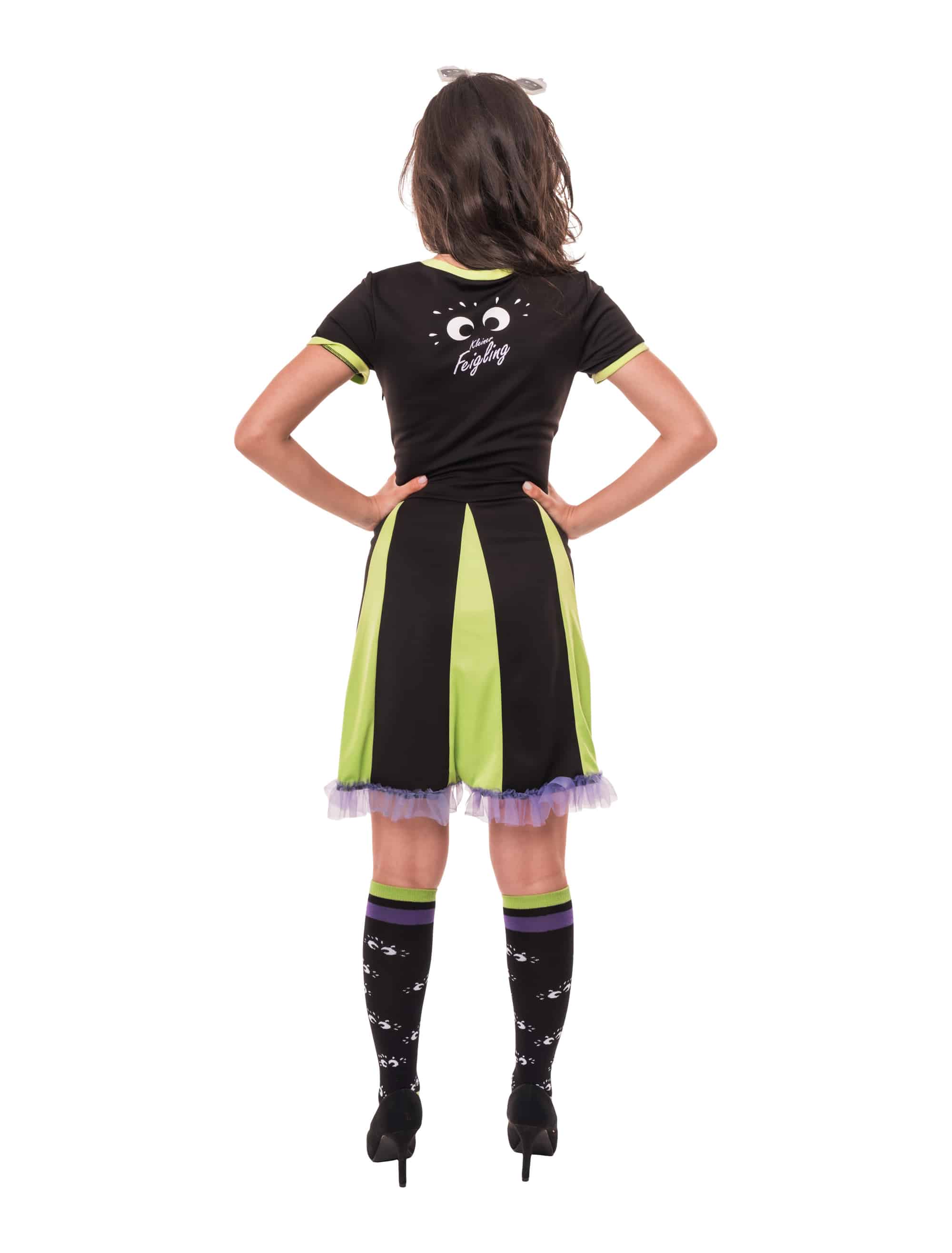 Kleid Kleiner Feigling Damen schwarz/grün 2XL/3XL