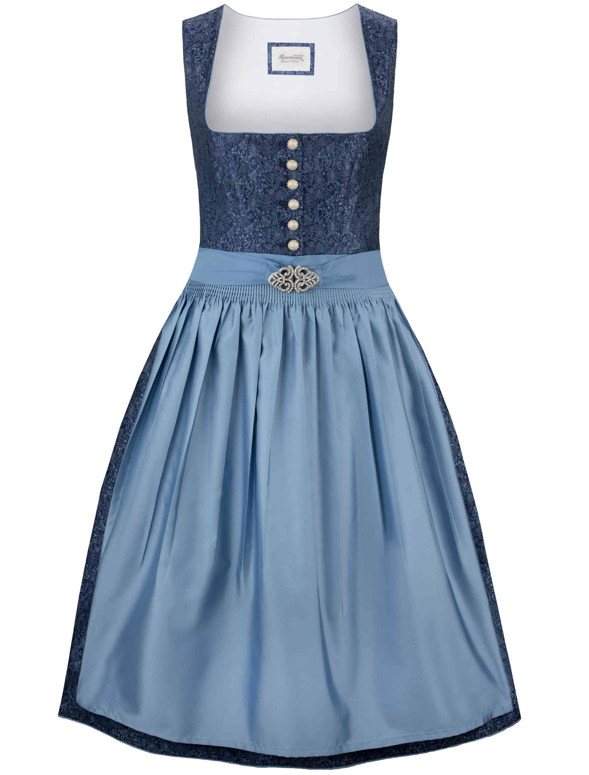 Dirndl Leonora Damen blau 42