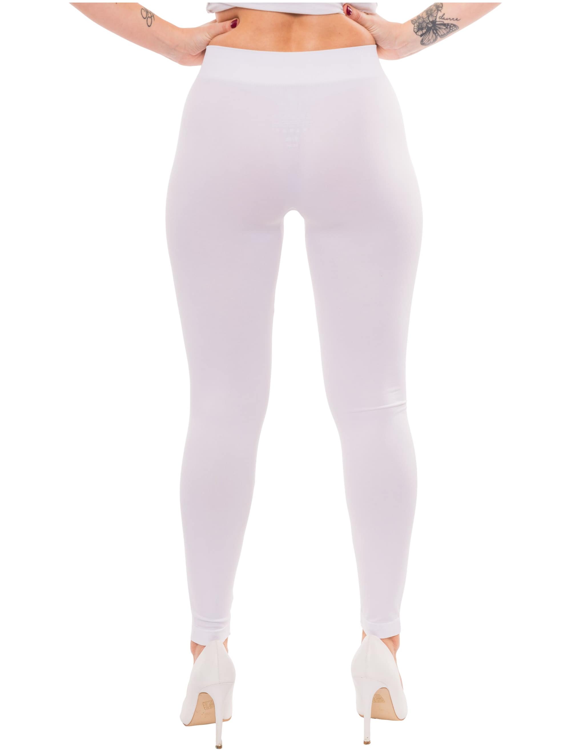 Leggings 200den Damen weiß 2XL