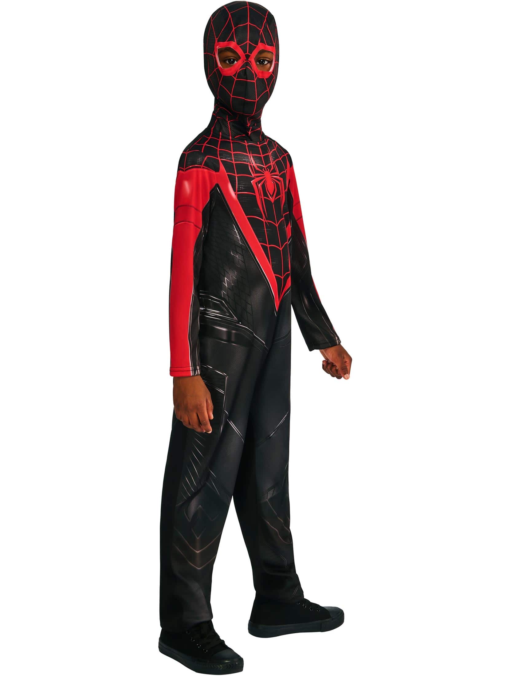 Spider-Man Miles Morales 2-tlg.  Kinder schwarz/rot 7-8 Jahre