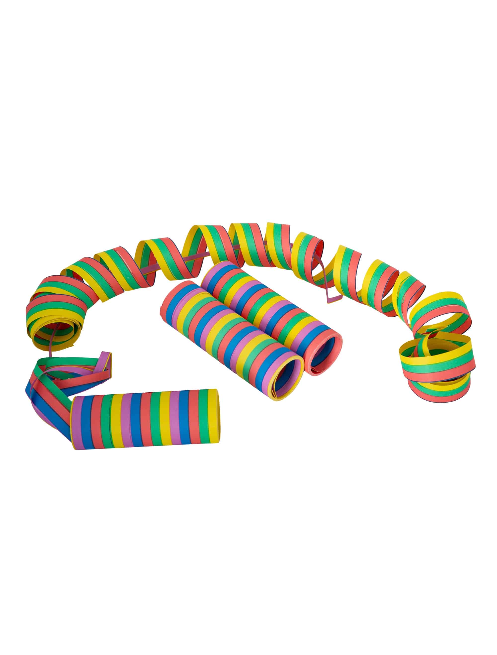 Luftschlangen 3er Pack bunt