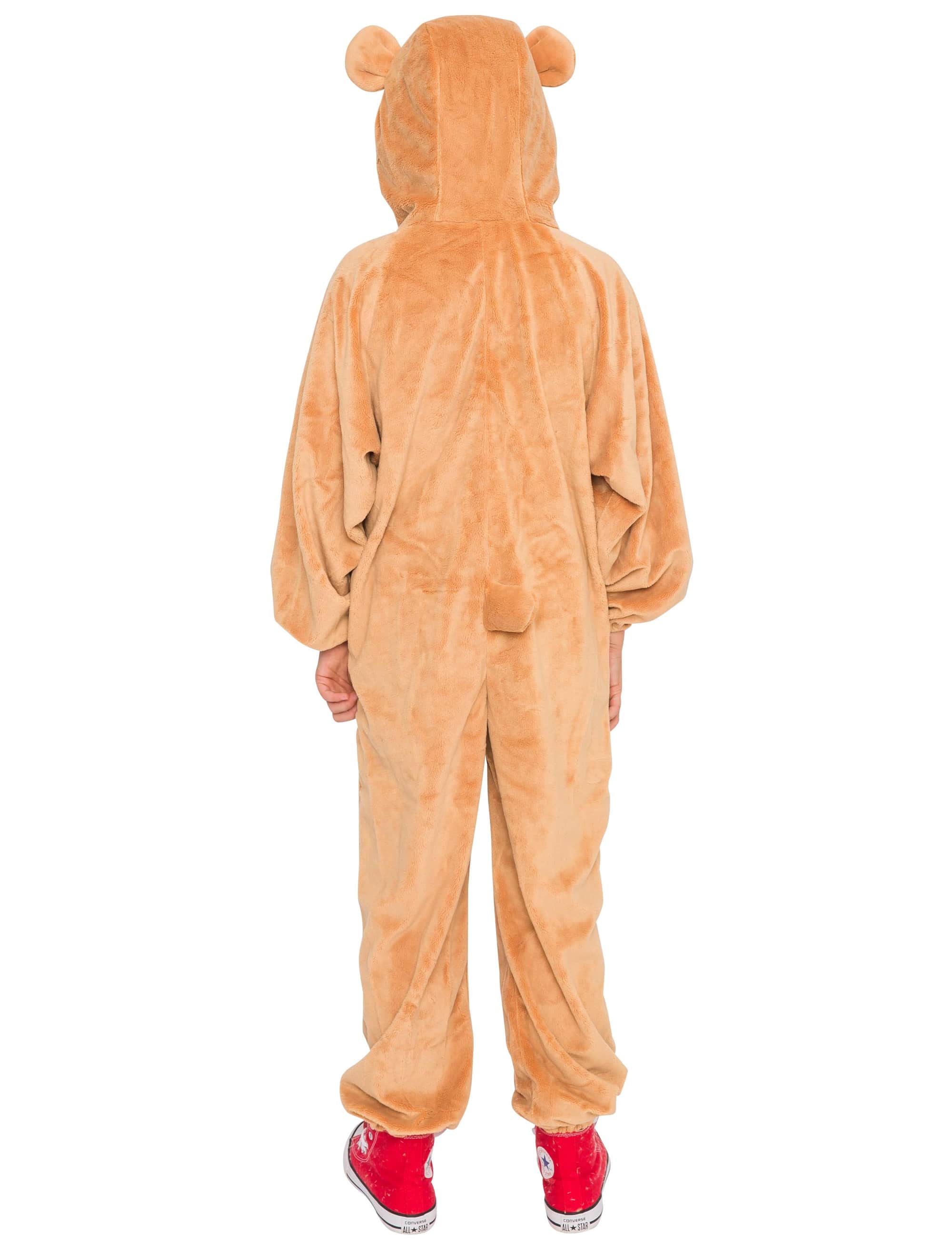 Overall Plüsch Bärchen Kinder braun 98-104