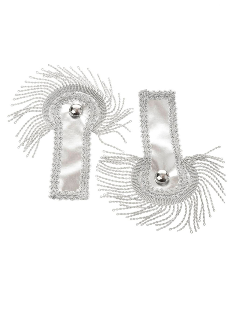 Schulterklappen Silber