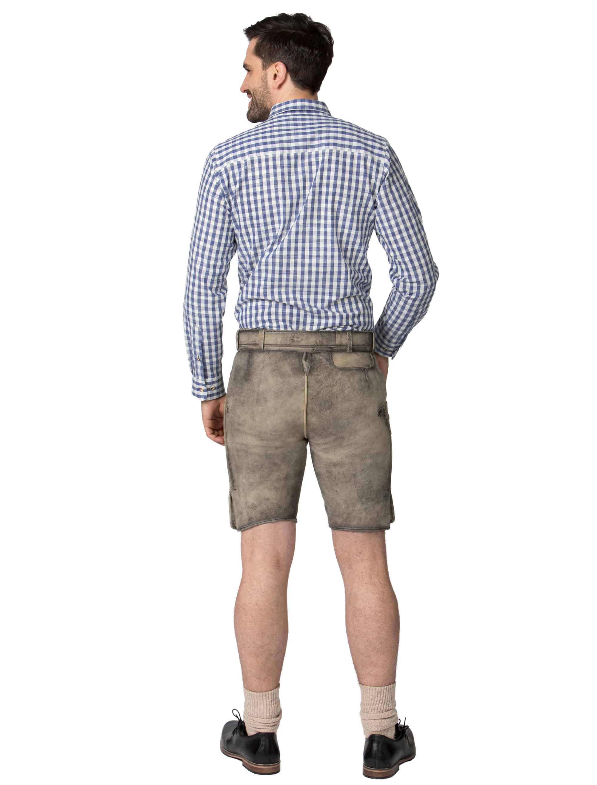 Trachtenhemd Marco Herren blau M