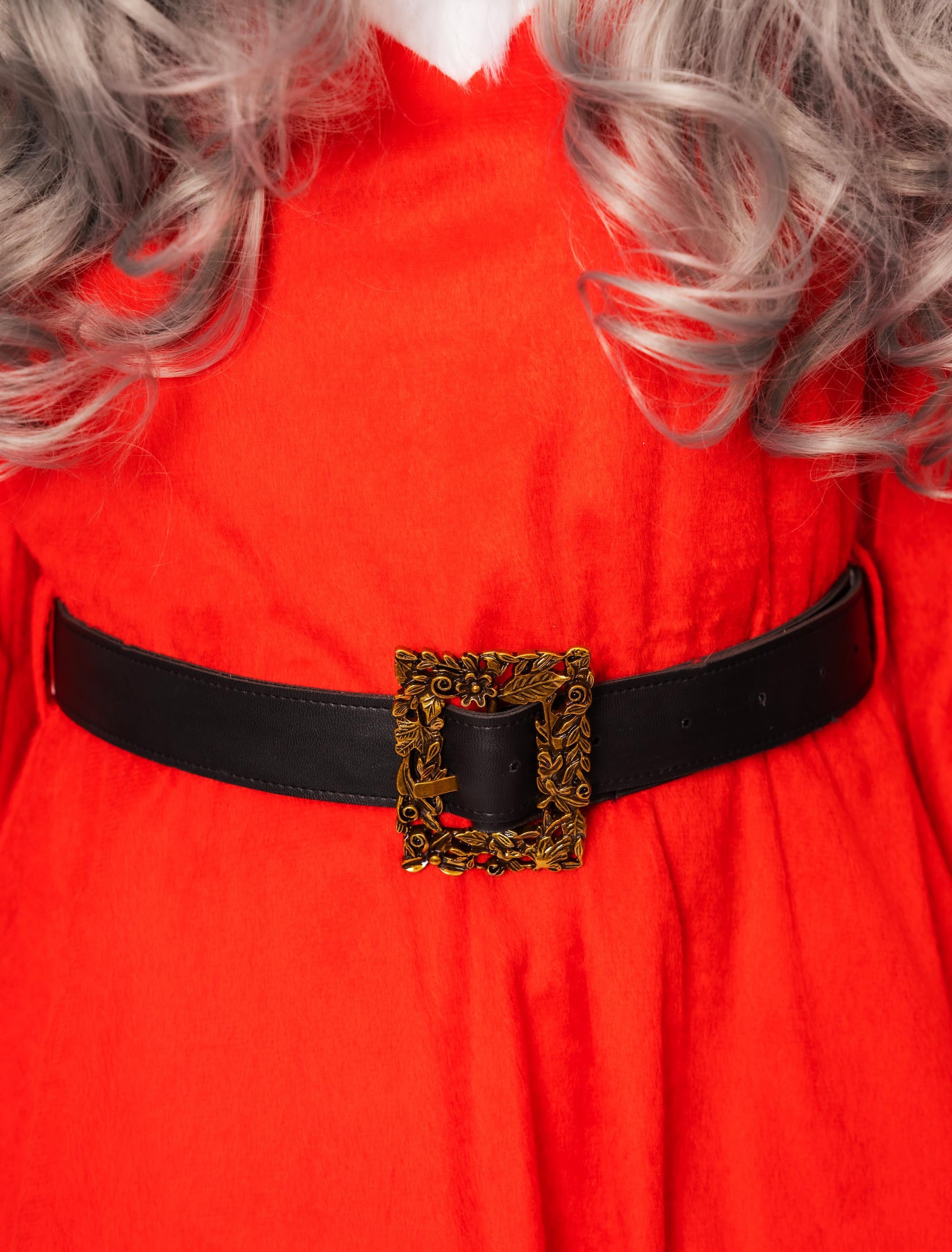 Kleid Nikolaus 2-tlg. Damen rot S/M