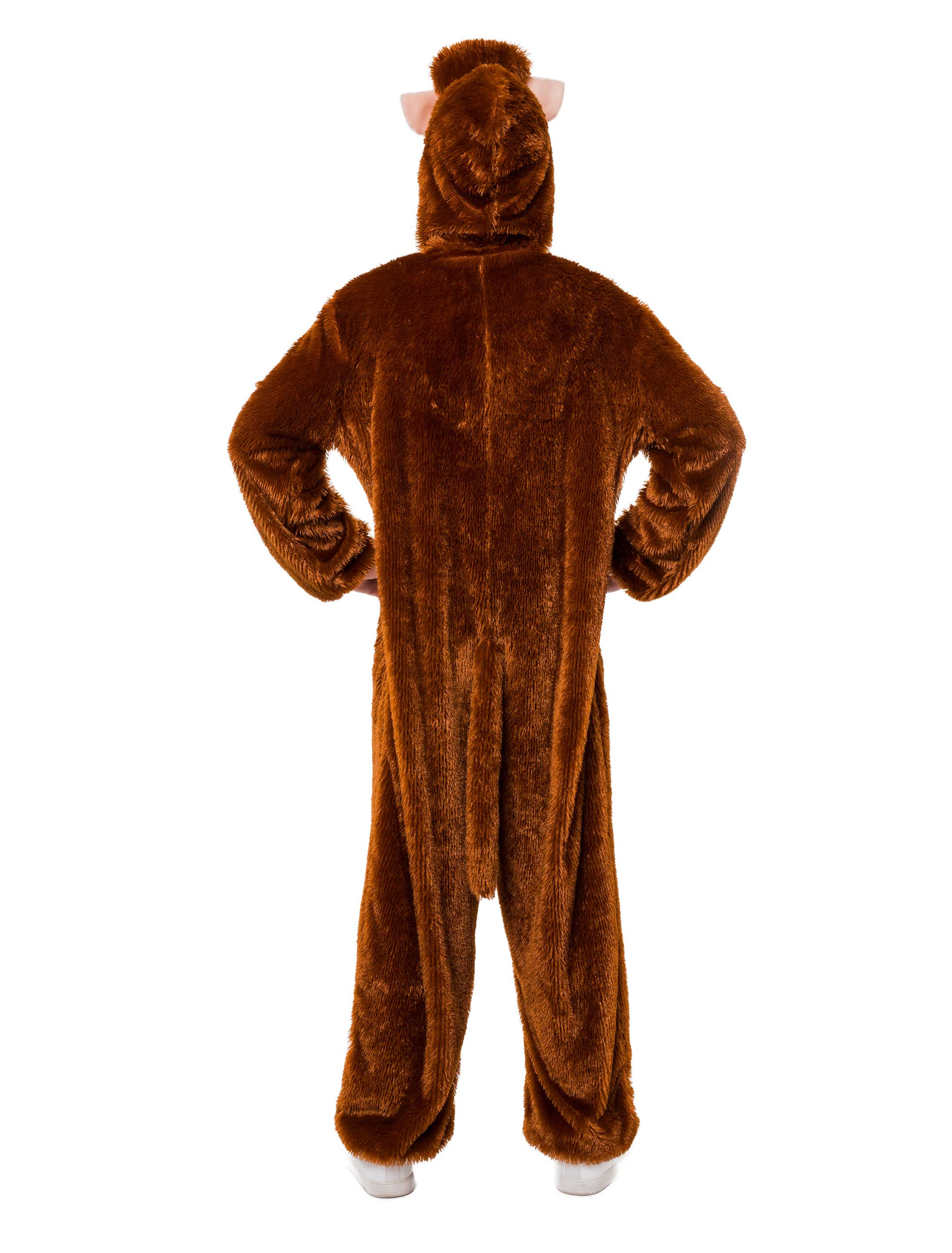Overall Affe Plüsch braun XL/2XL