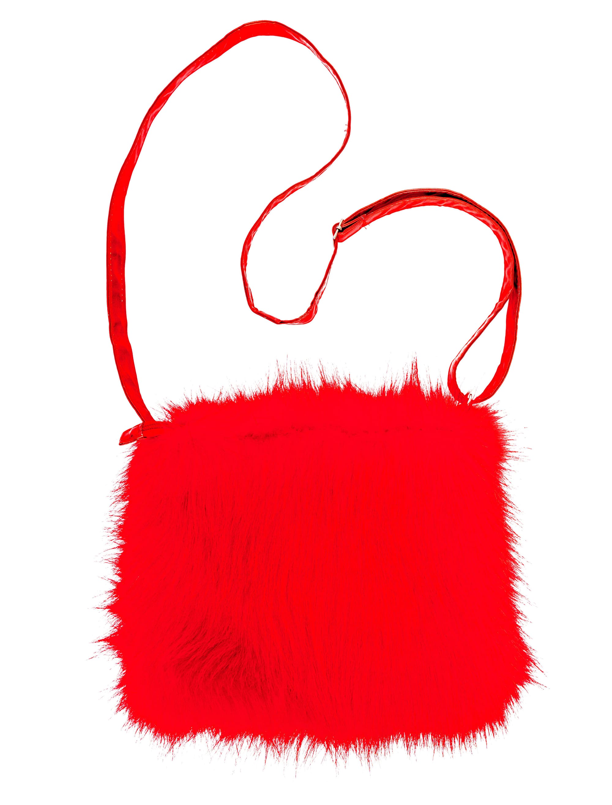 Tasche Plüsch Deluxe rot