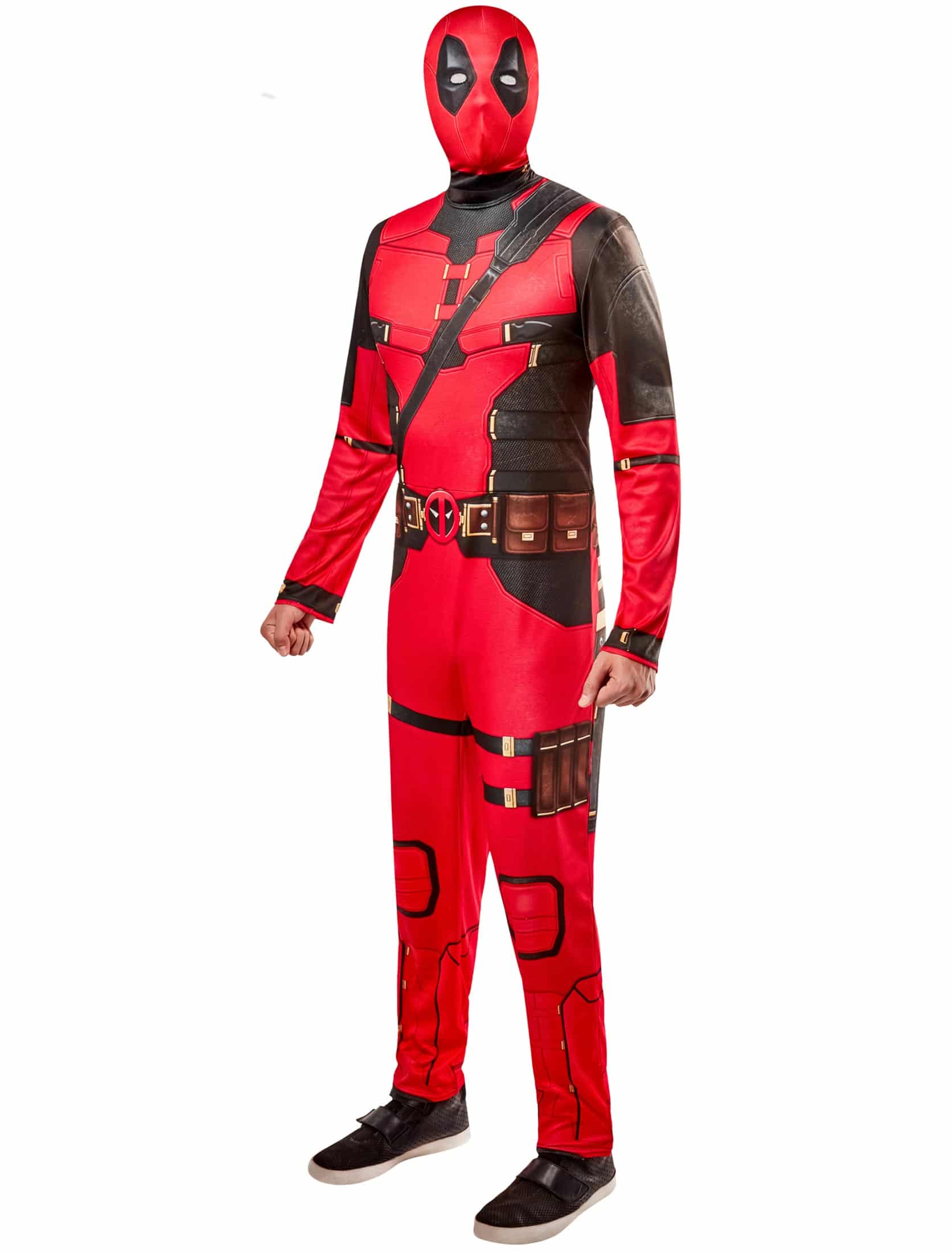 Deadpool 2-tlg. Herren rot/schwarz M