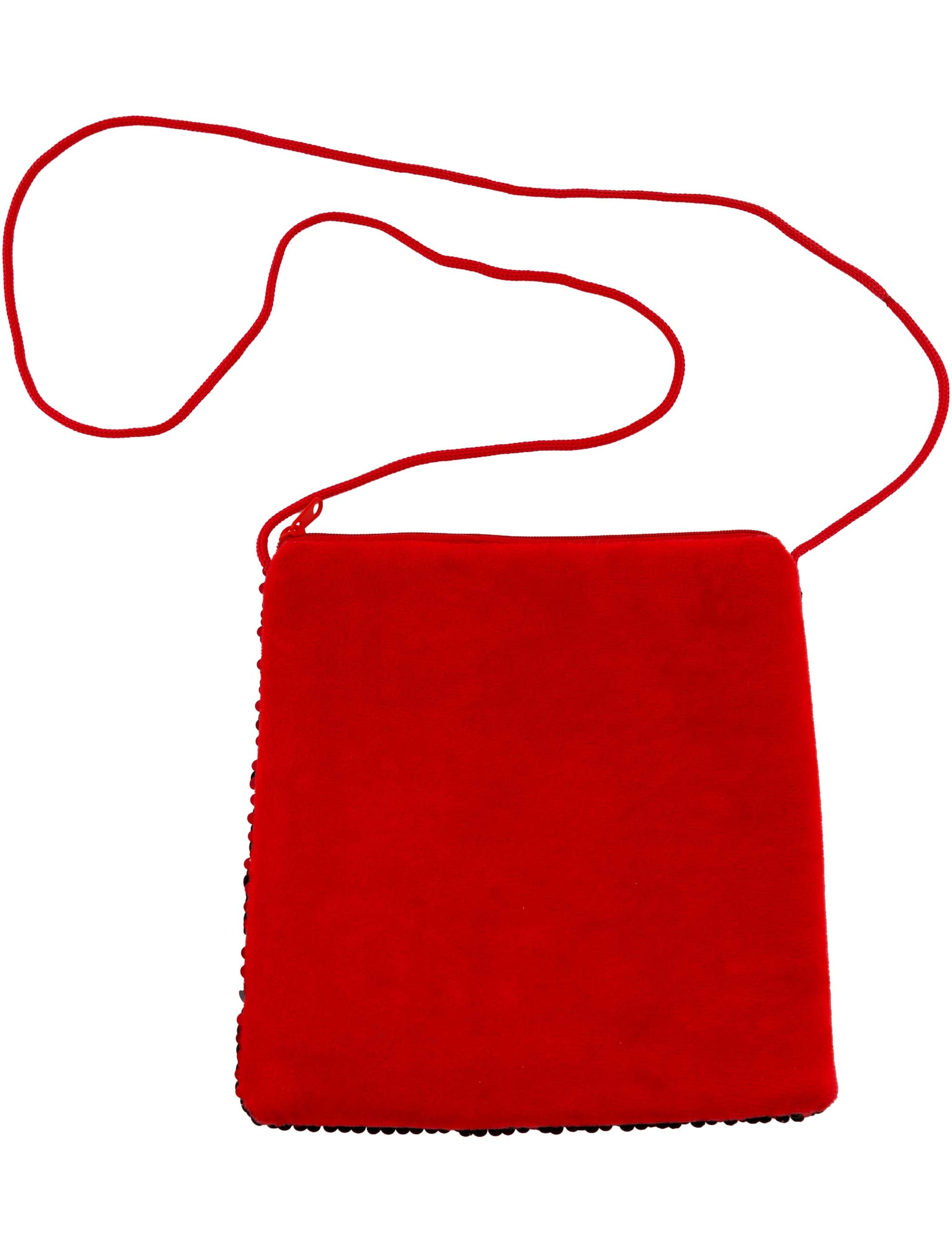 Tasche Wendepailletten rot