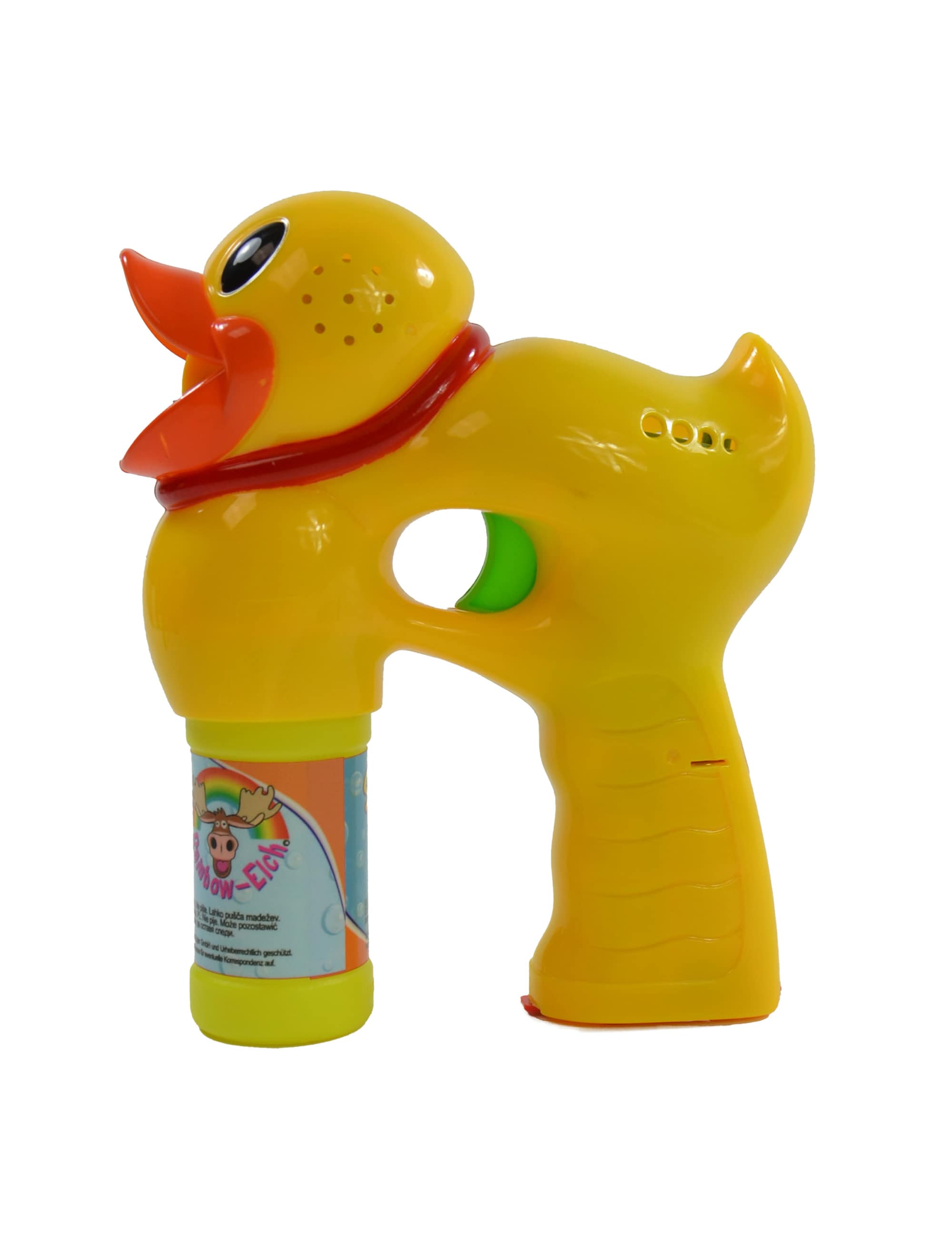 Seifenblasenpistole Ente mit Licht und Musik Kinder gelb