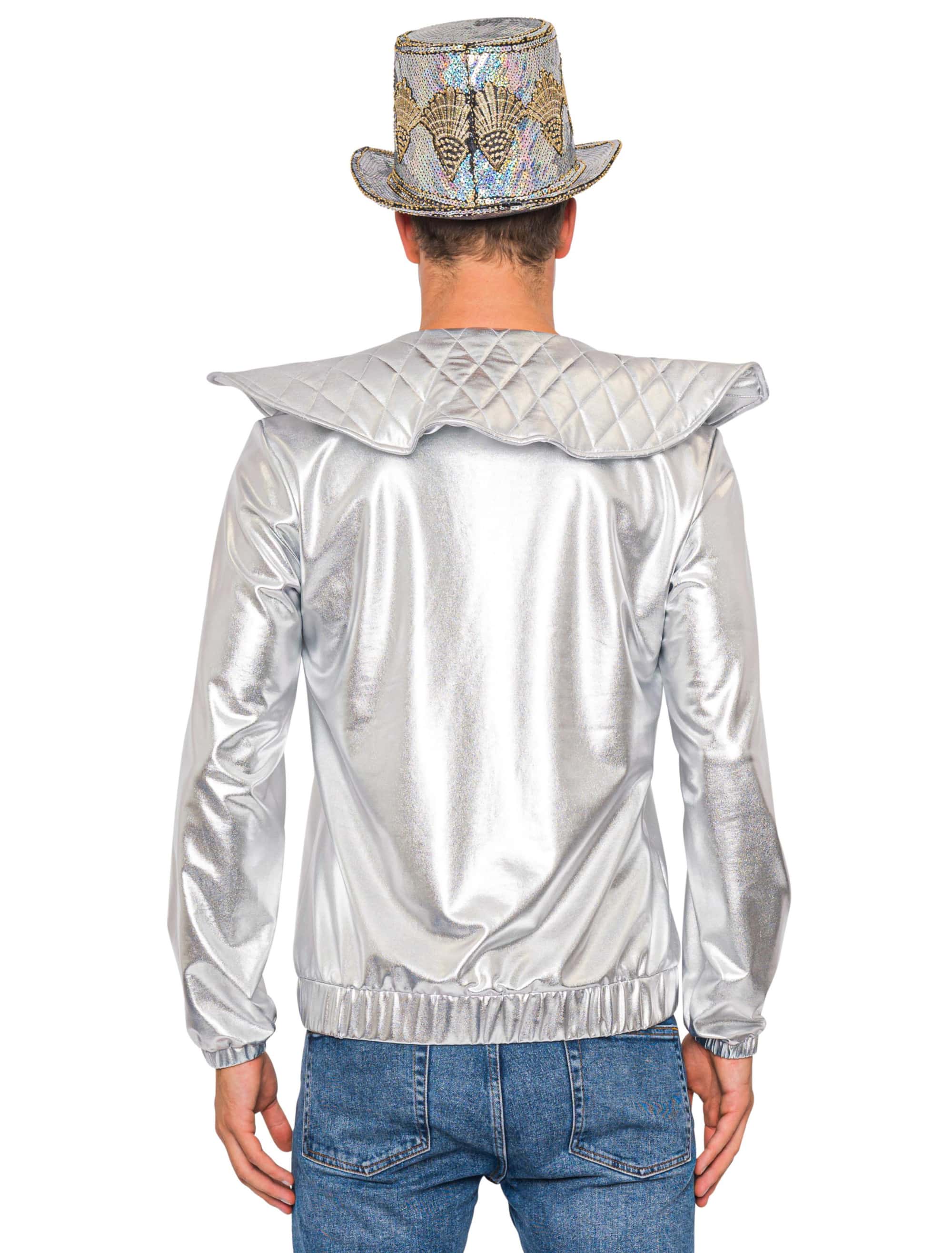 Jacke Space Herren silber XL