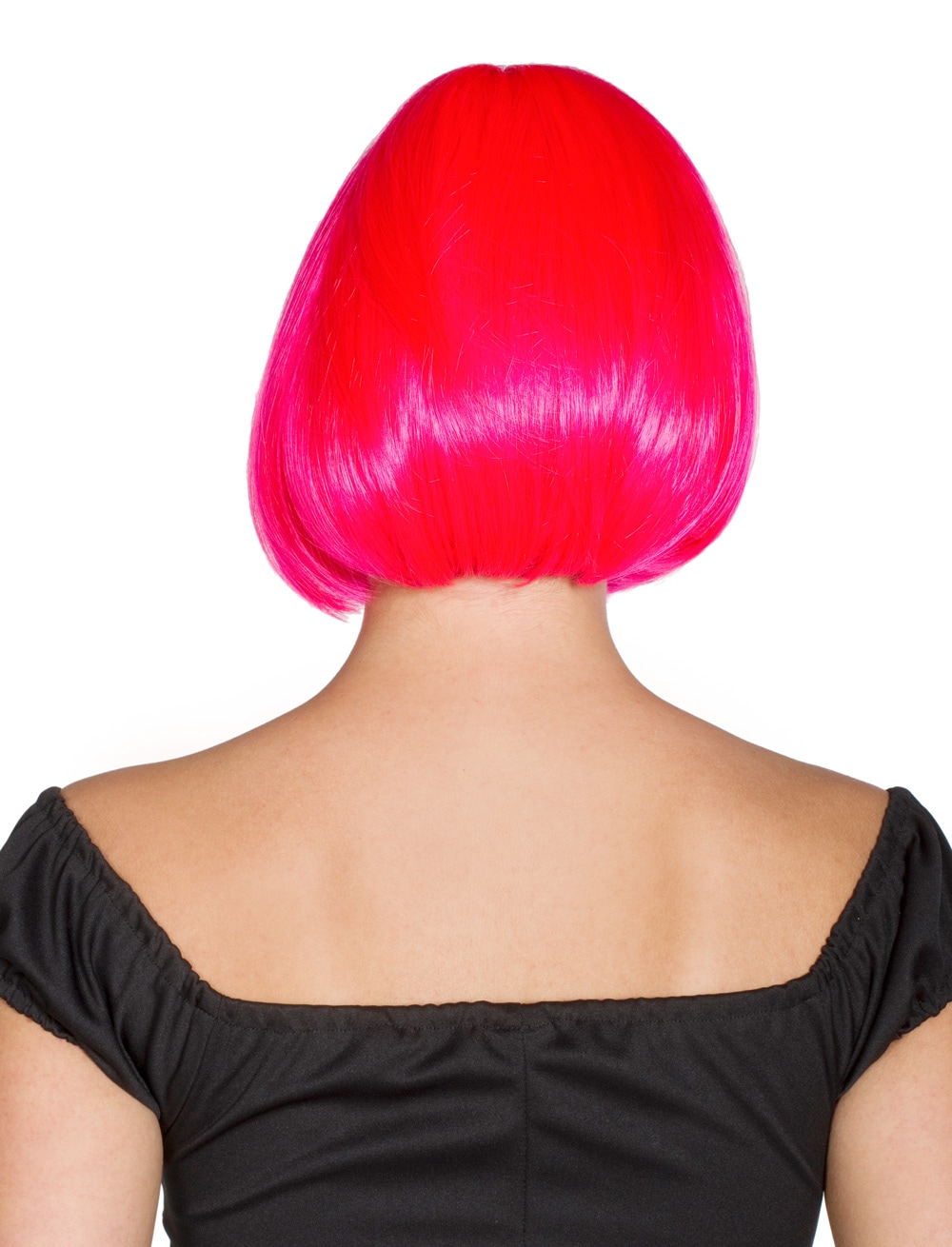 Perücke Pagenkopf pink one size