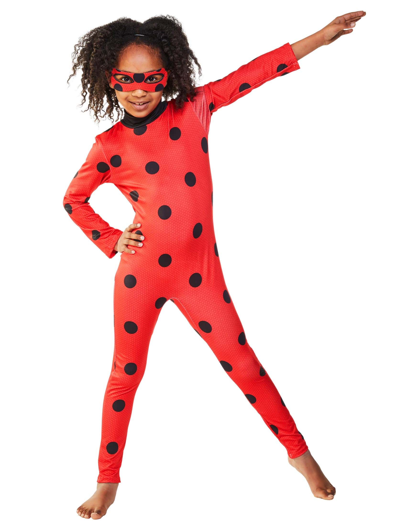 Miraculous Ladybug 2-tlg. Kinder schwarz/rot 7-8 Jahre