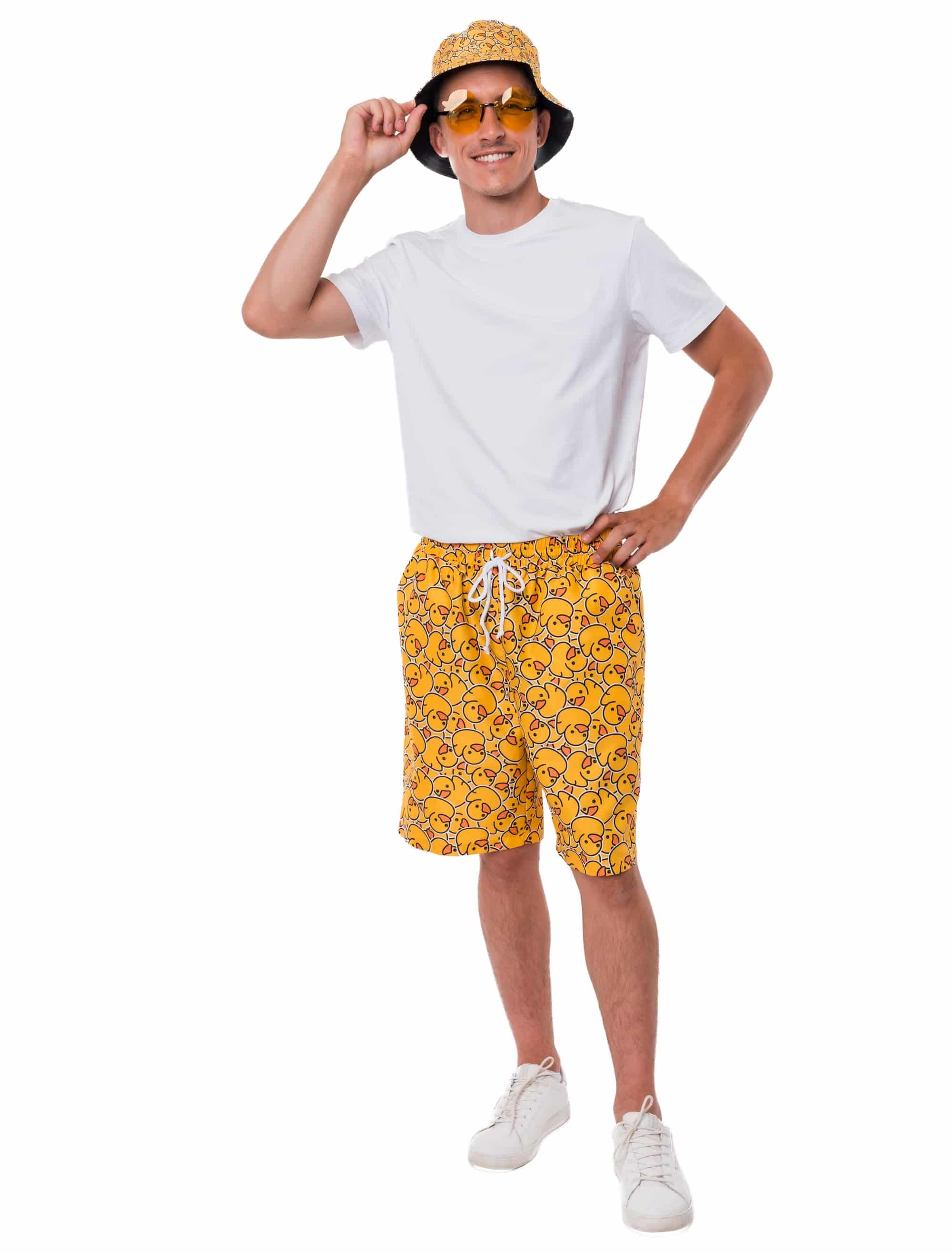 Shorts Enten Herren gelb S/M
