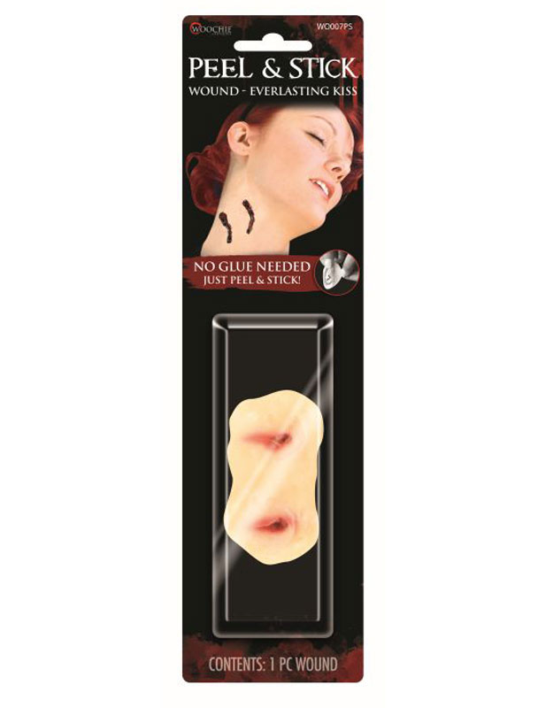 Latexwunde Vampirbiss beige/rot
