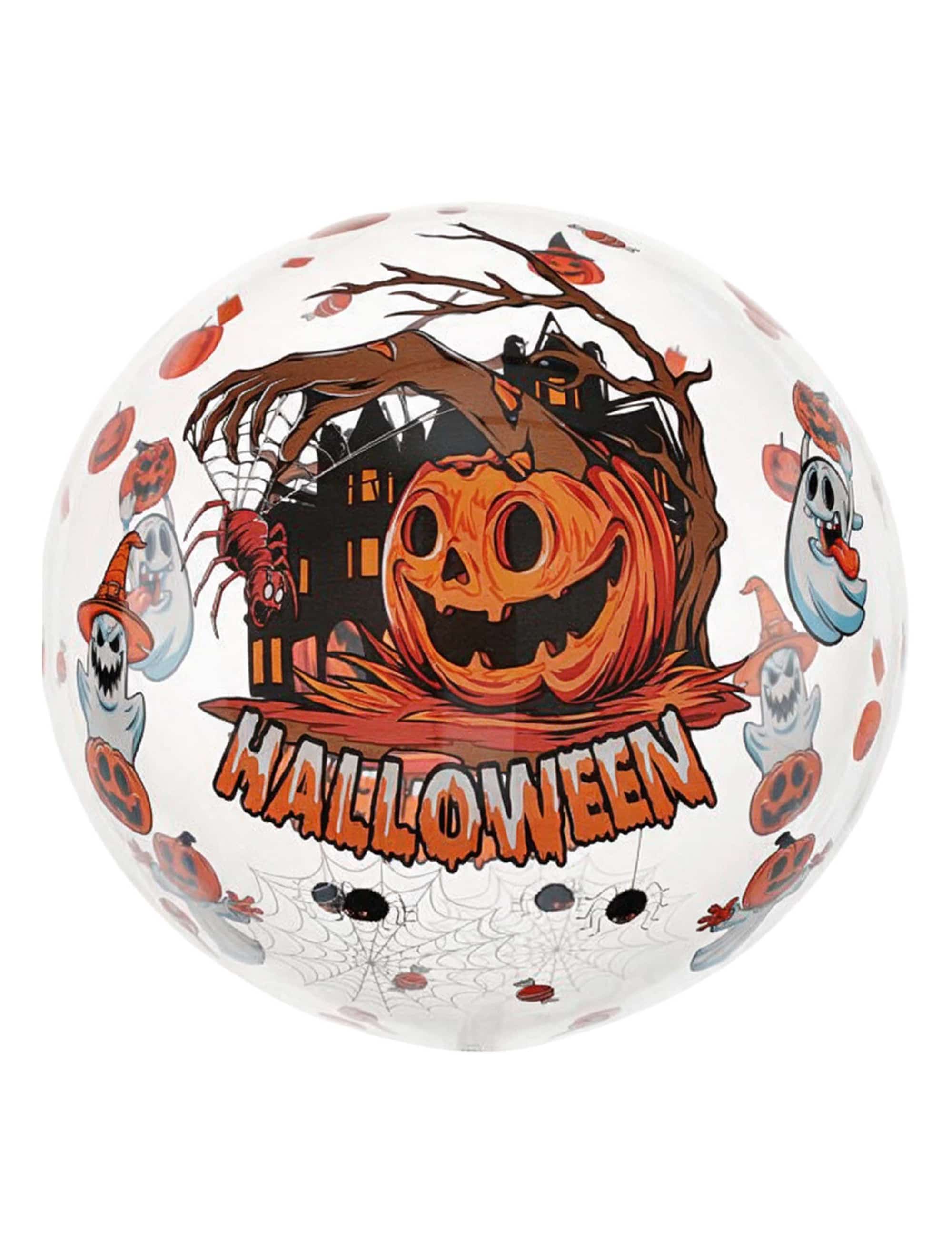 Folienballon Halloween 45,7cm orange/weiß