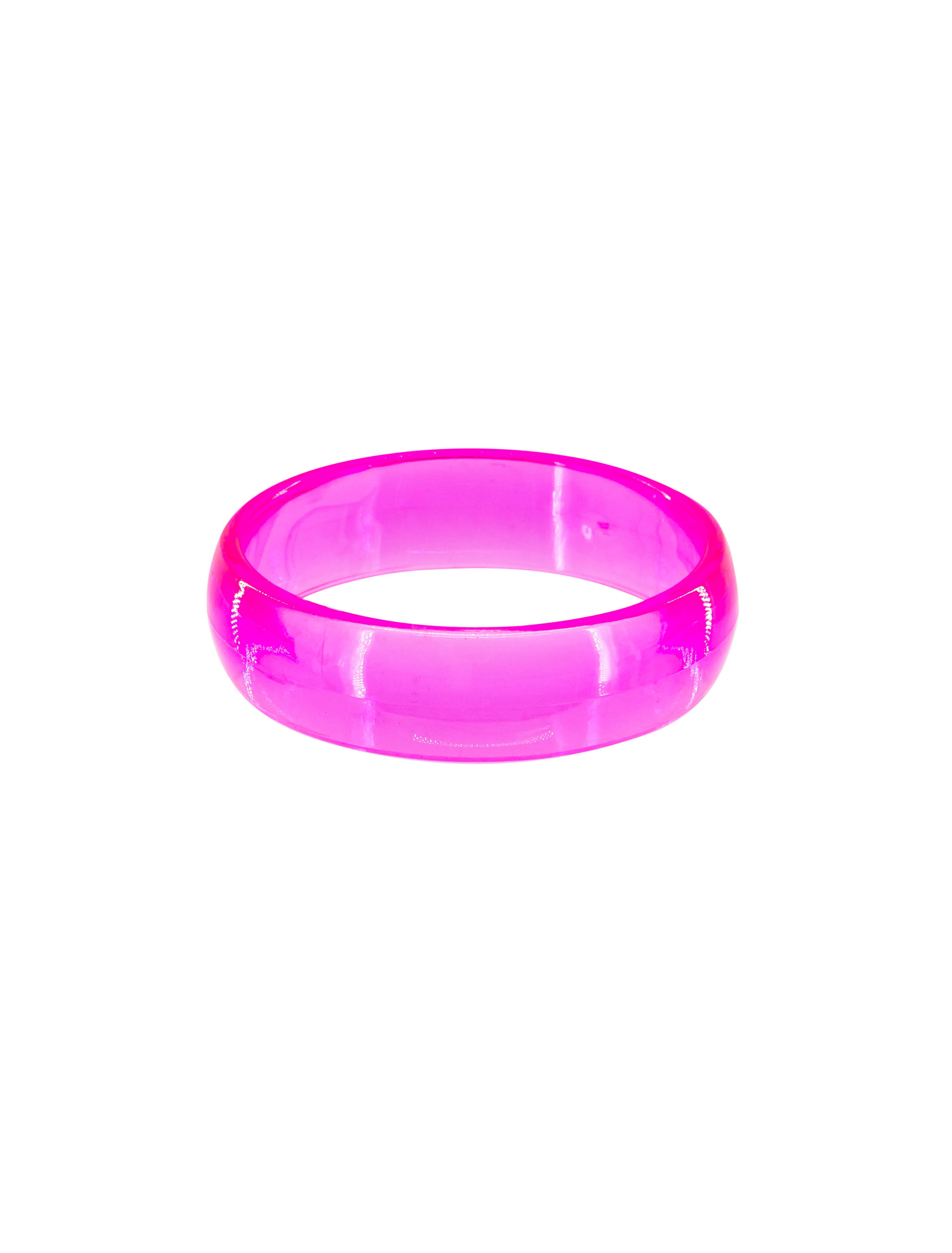 Armreif transparent pink