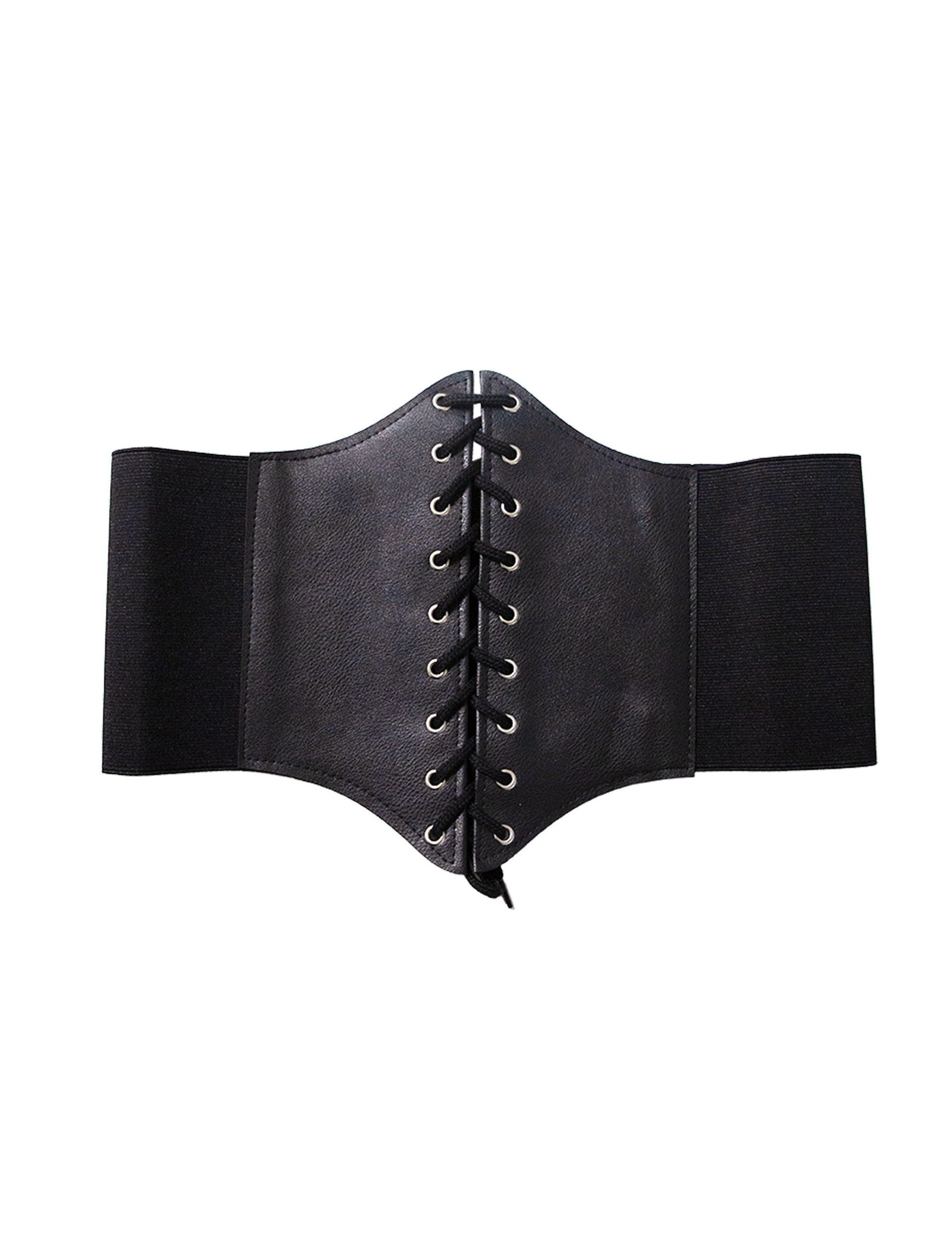 Korsettgürtel zum Schnüren schwarz L/XL