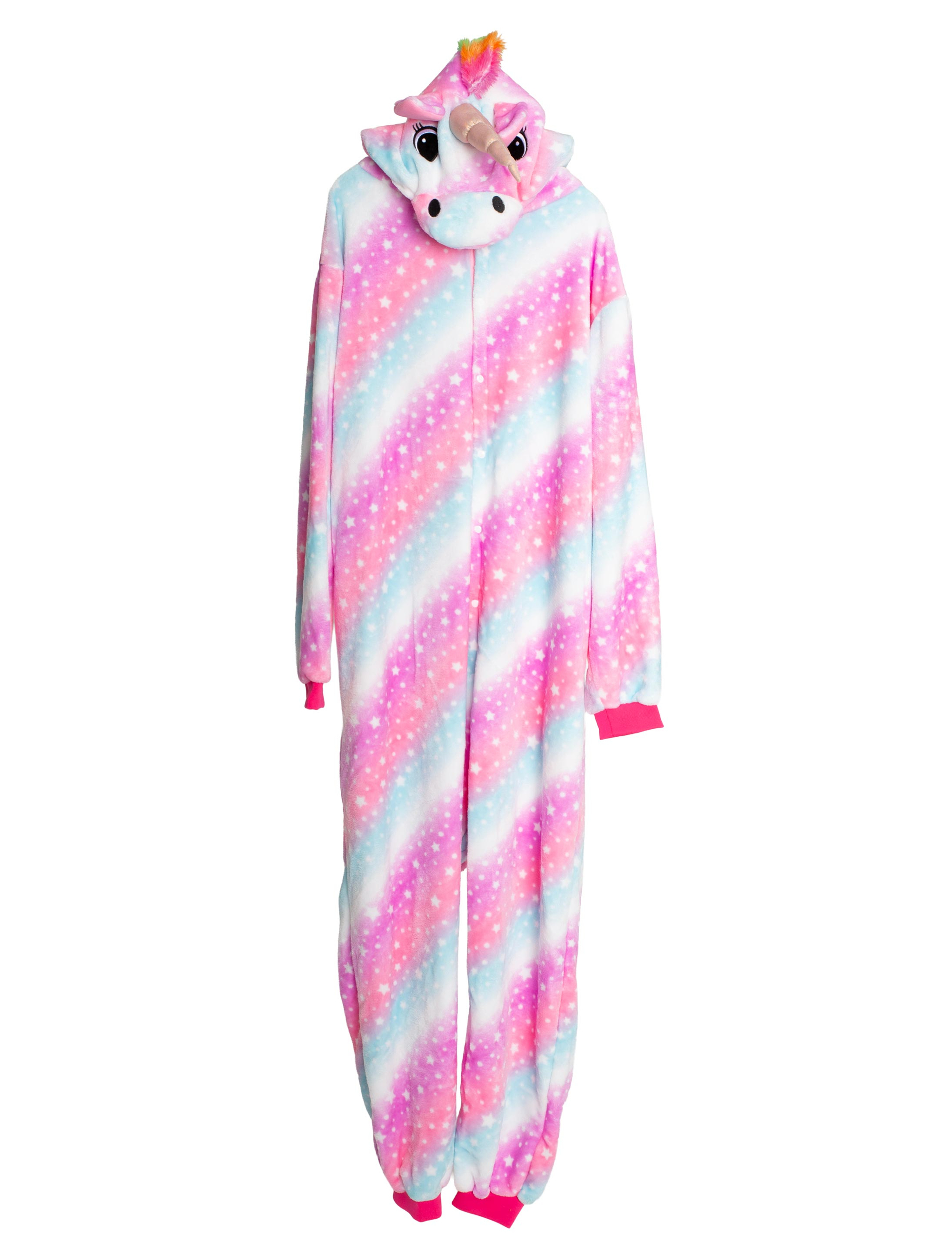 Overall Plüsch Einhorn bunt 50/52