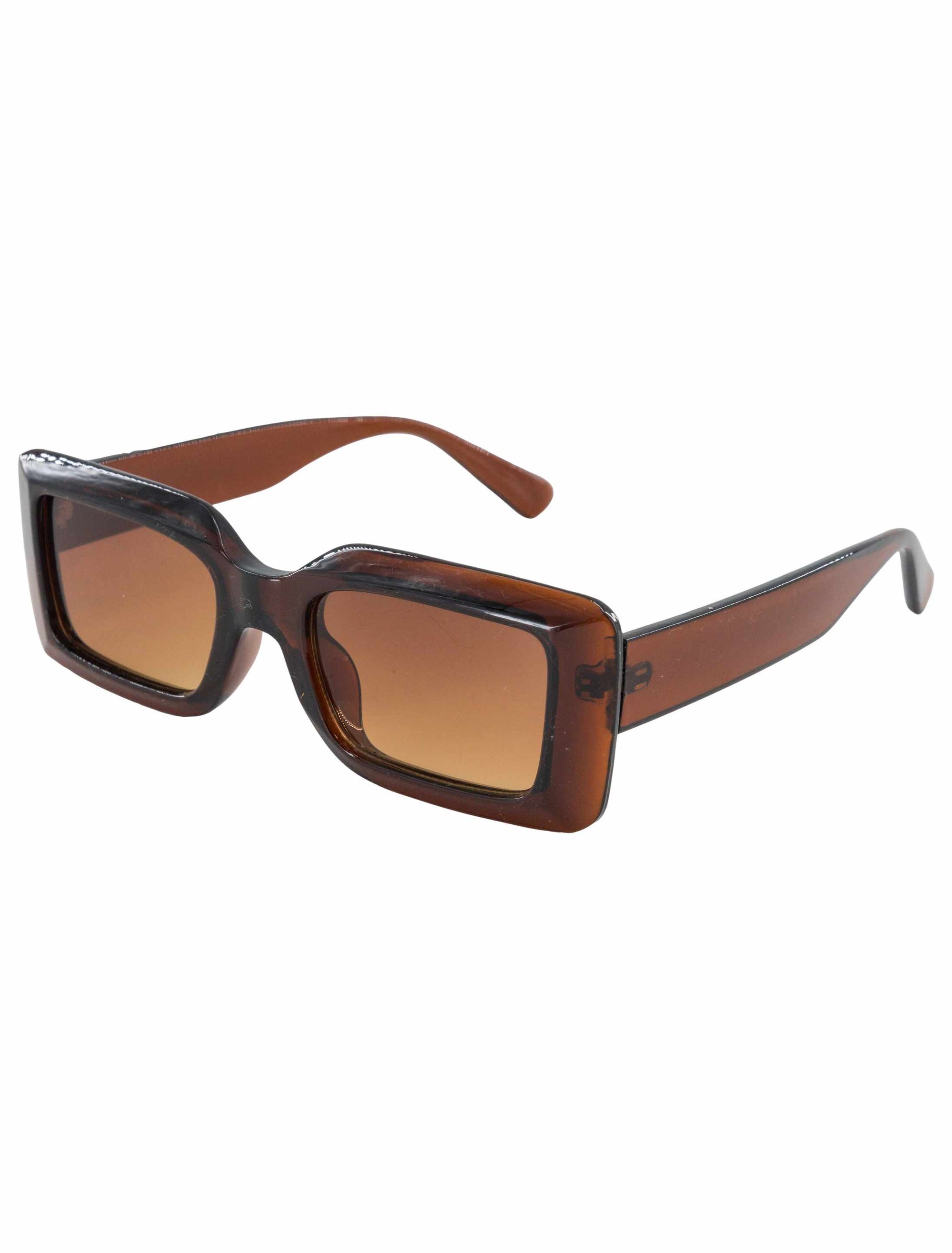 Brille eckig braun
