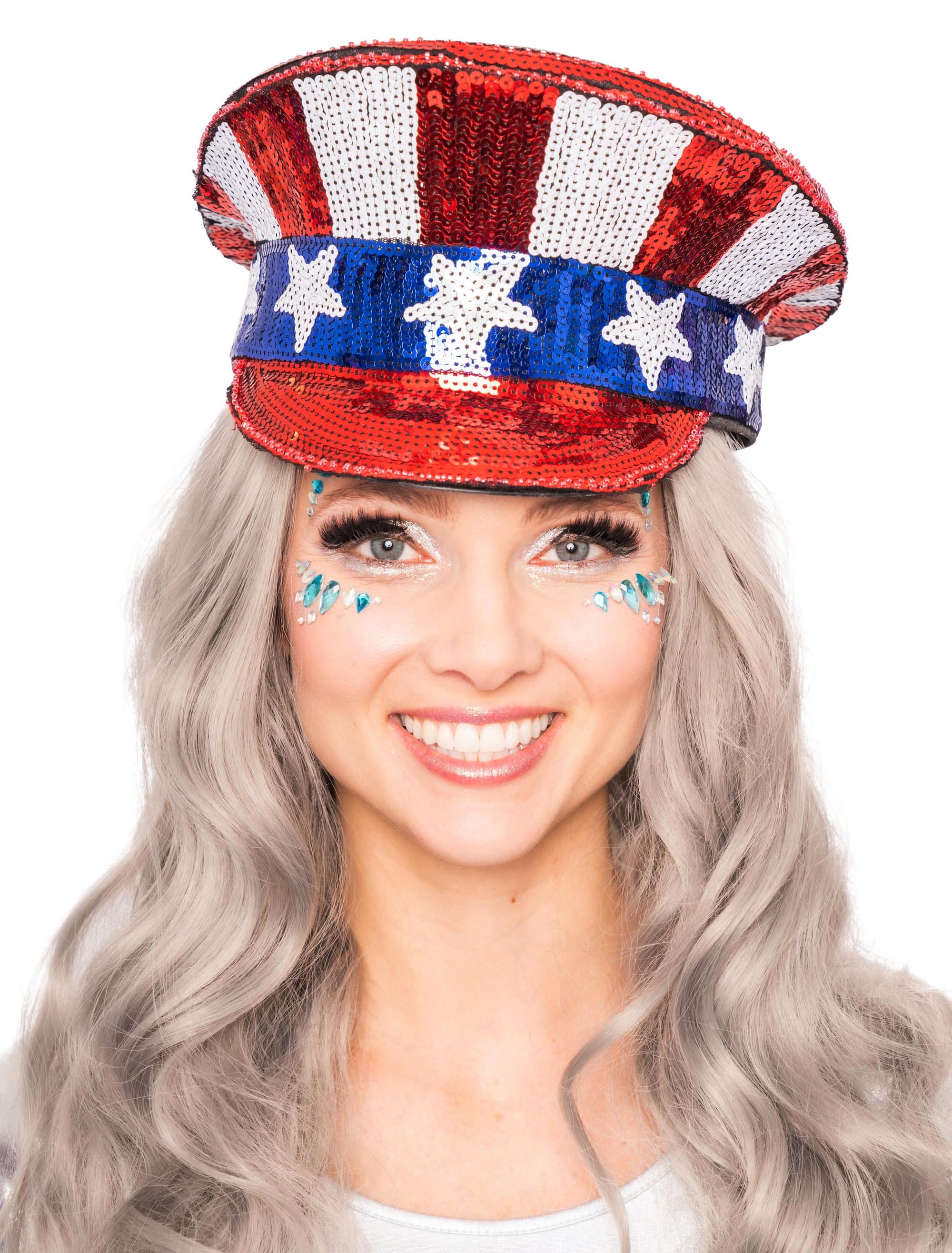 Kappe Pailletten USA