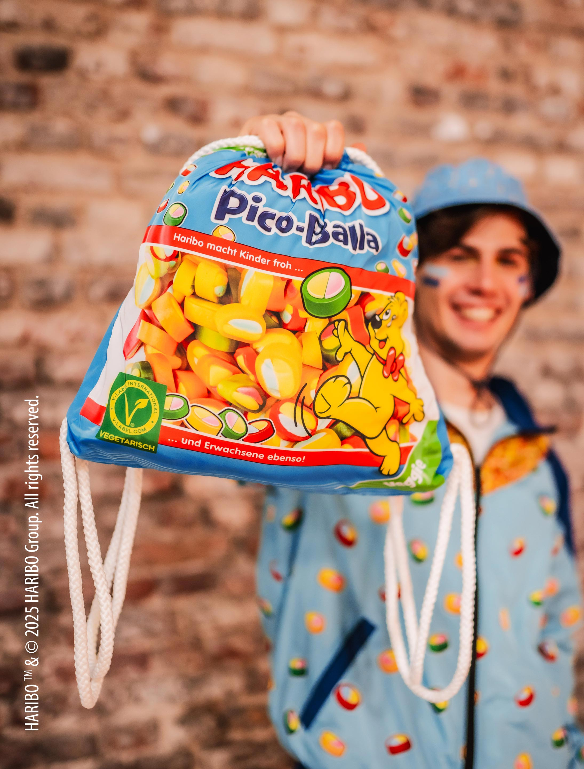 Turnbeutel HARIBO Pico-Balla blau