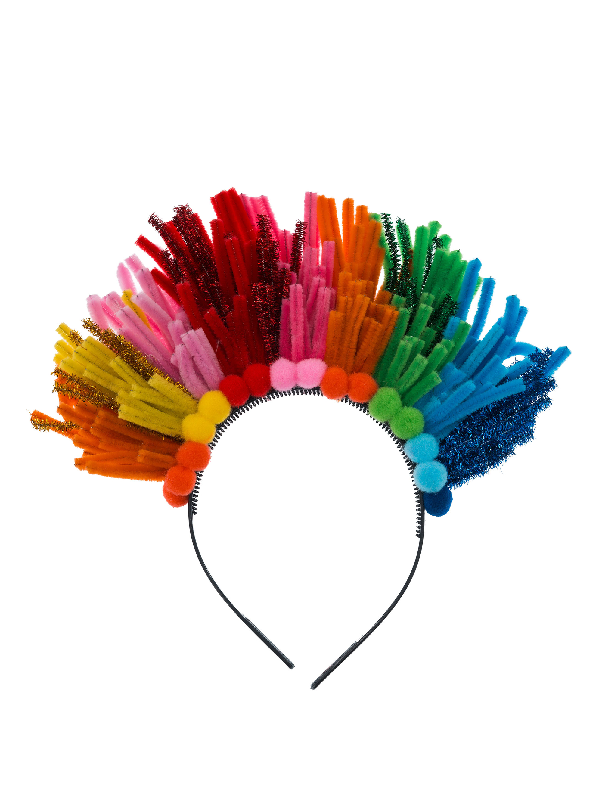 Haarreif Konfetti Regenbogen bunt