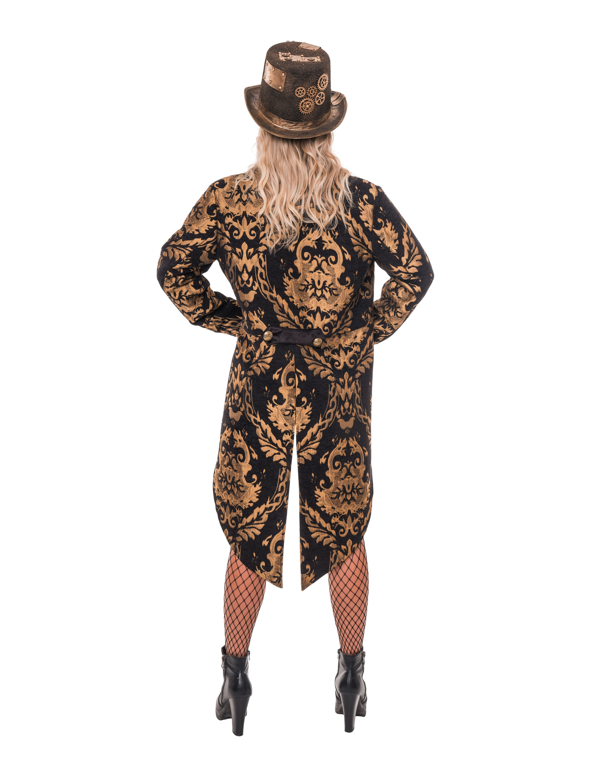 Frack Barock Herren schwarz/gold L/XL