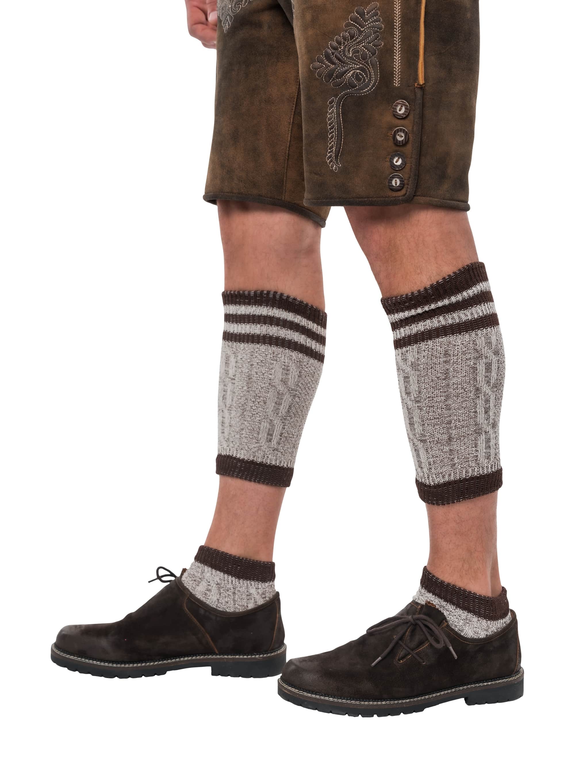 Tirolerstrumpf Set 2-tlg. braun 39-42