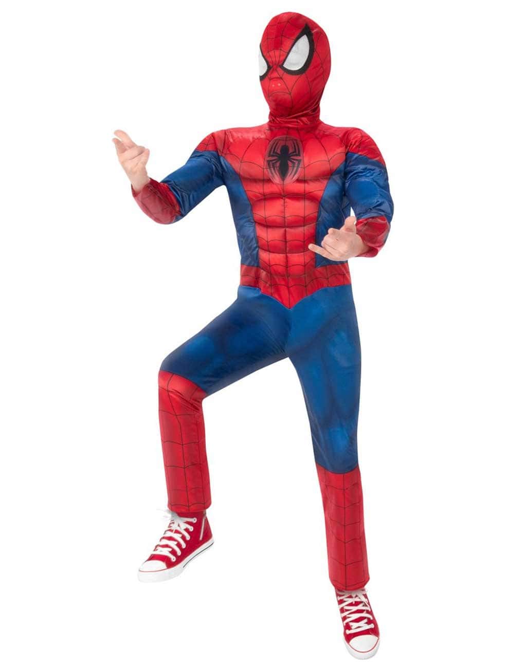 Jumpsuit Spider-Man deluxe 2 tlg. rot/blau 7-8 Jahre