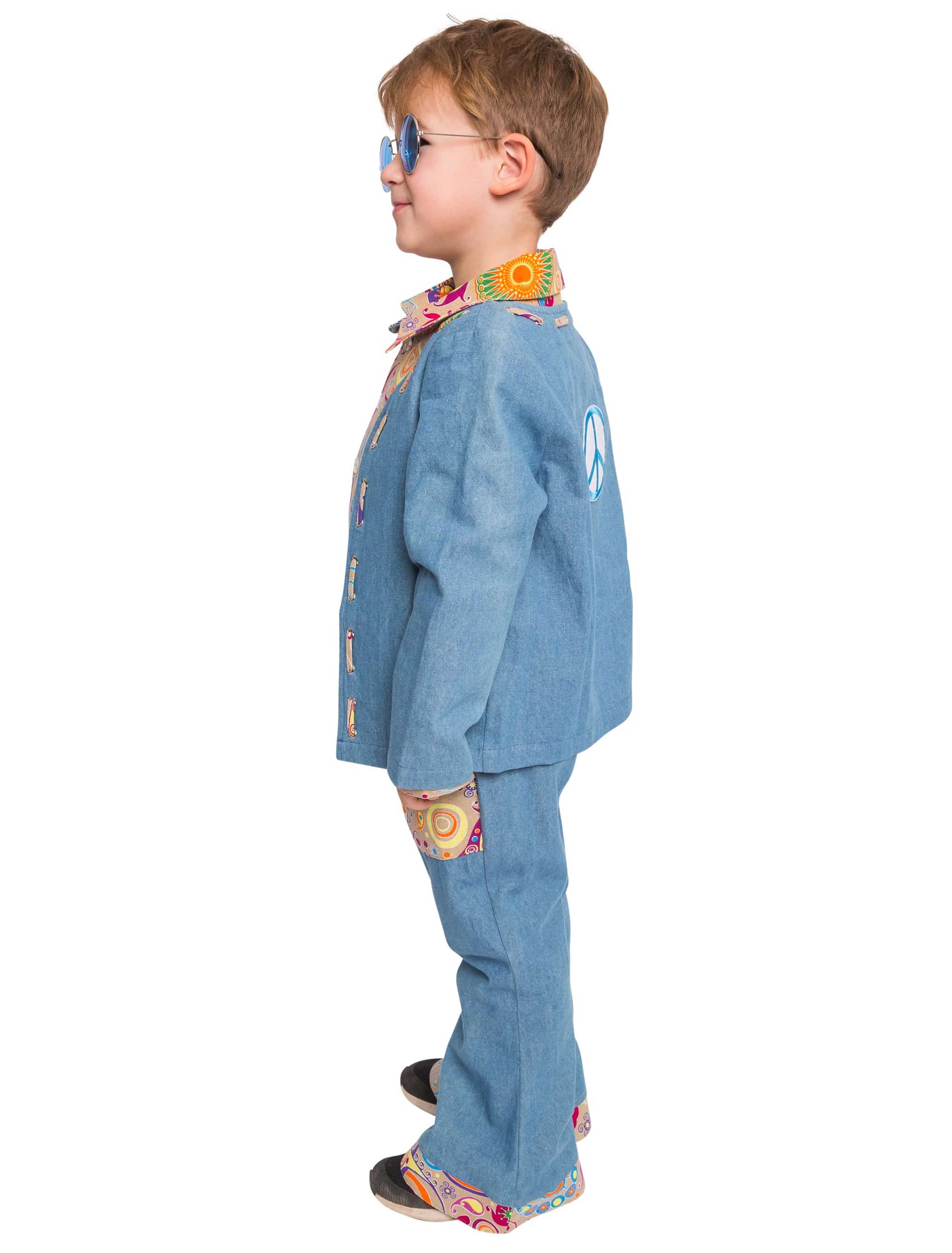 Jacke Peace Kinder Kinder blau 116
