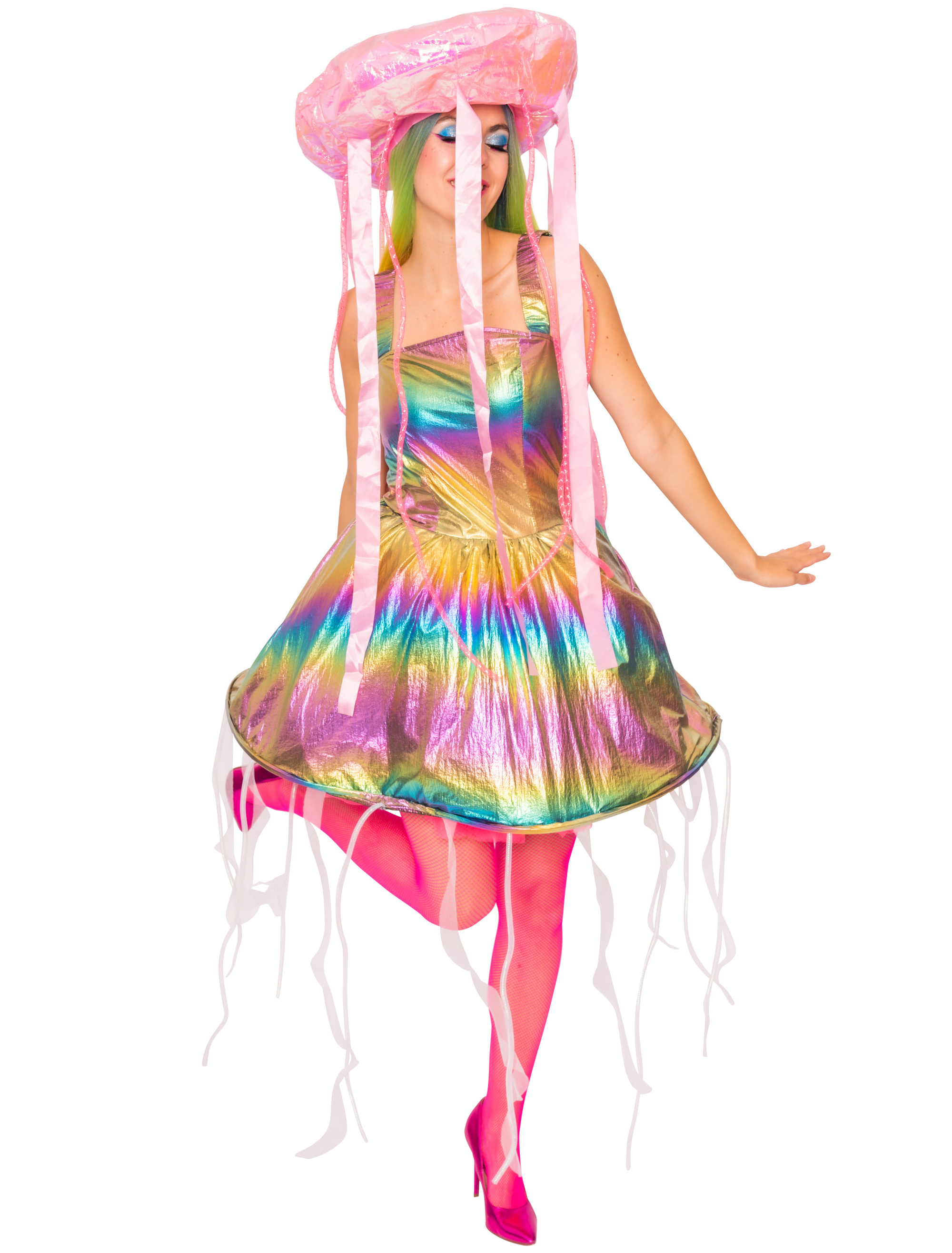 Trägerkleid Damen mehrfarbig 2XL