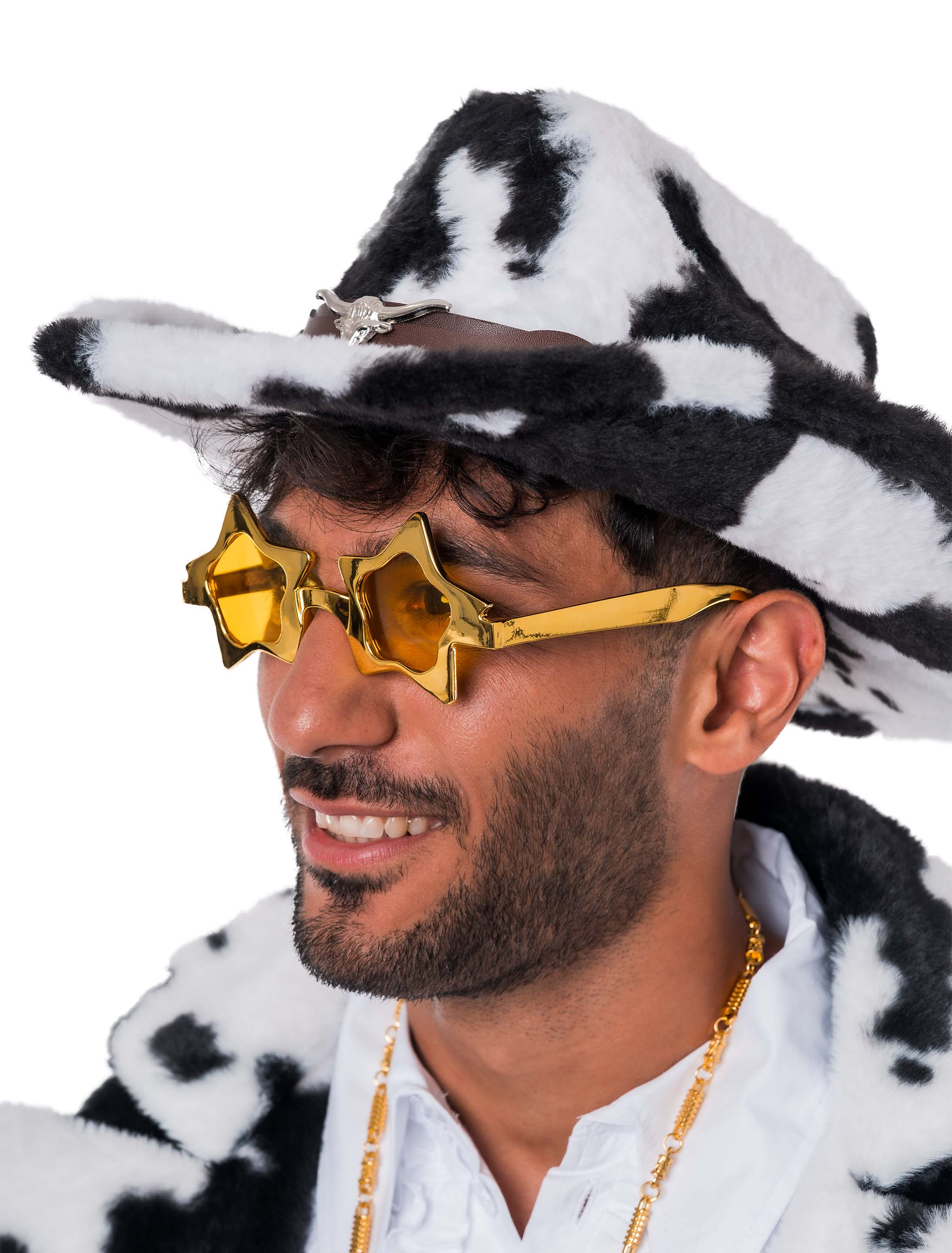 Brille Stern gold