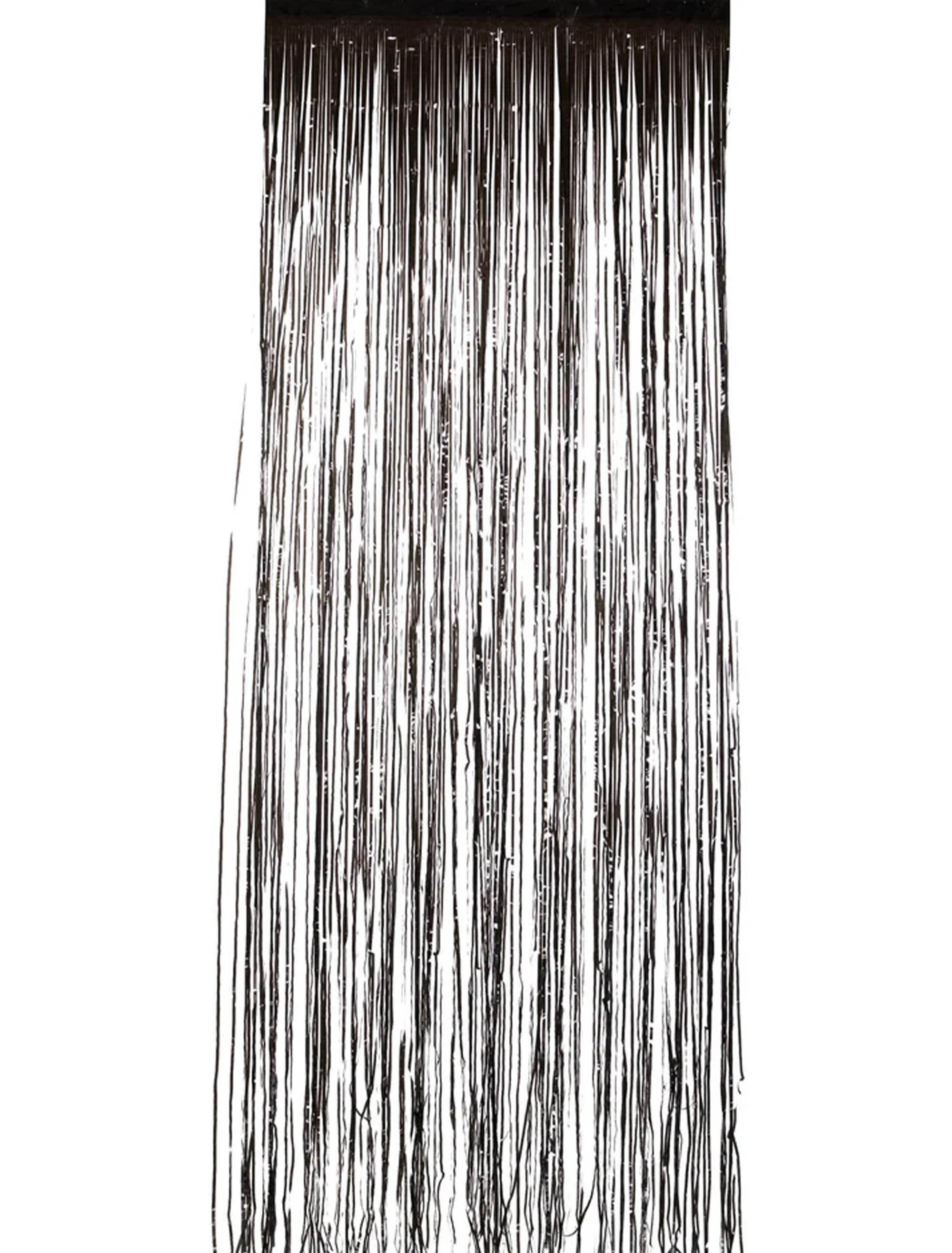 Lamettavorhang  0,91 m x 2,44 m schwarz