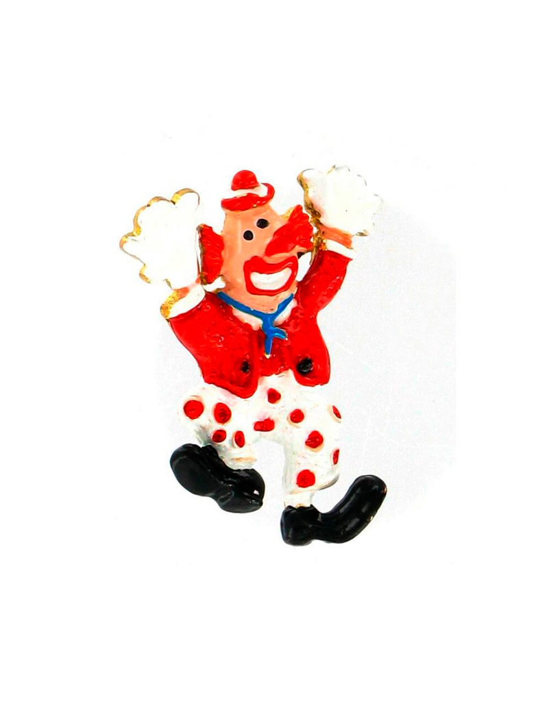 Pin hüpfender Clown