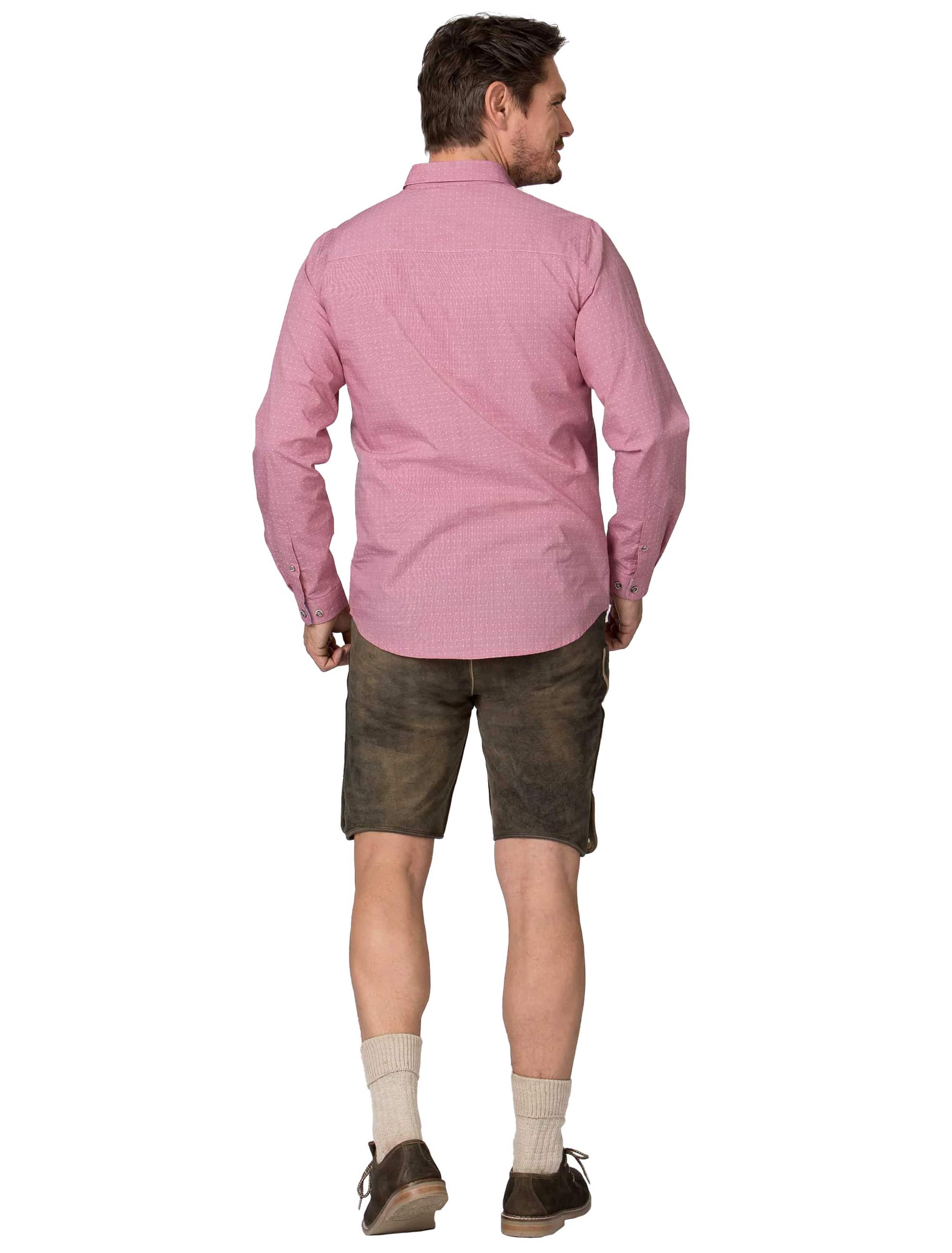 Trachtenhemd Herren rot XL