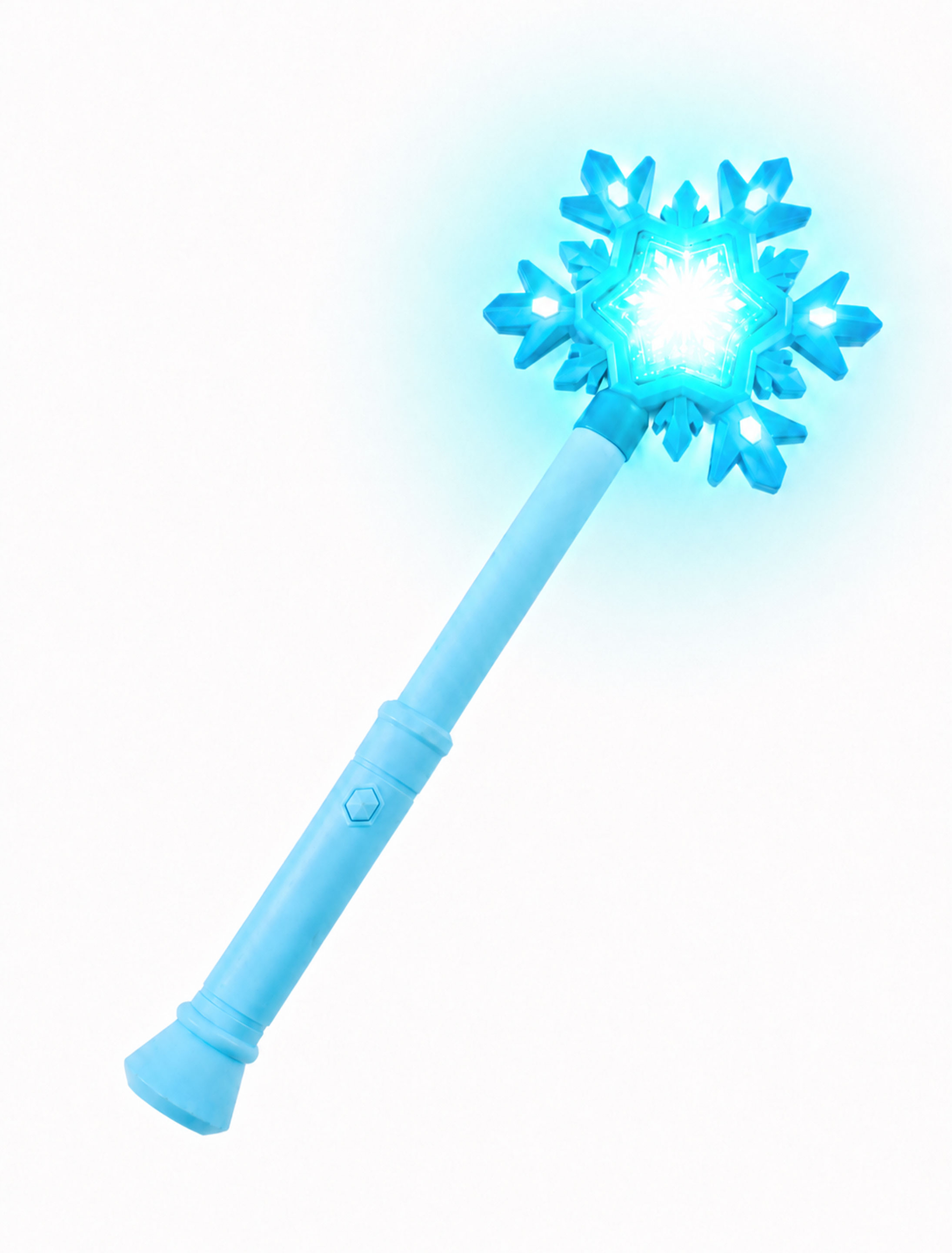 LED Leuchtstab Schneeflocke blau