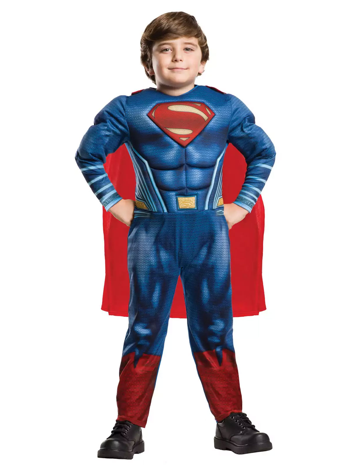 Superman Kinder 2tlg. rot/weiß/blau 5-6 Jahre