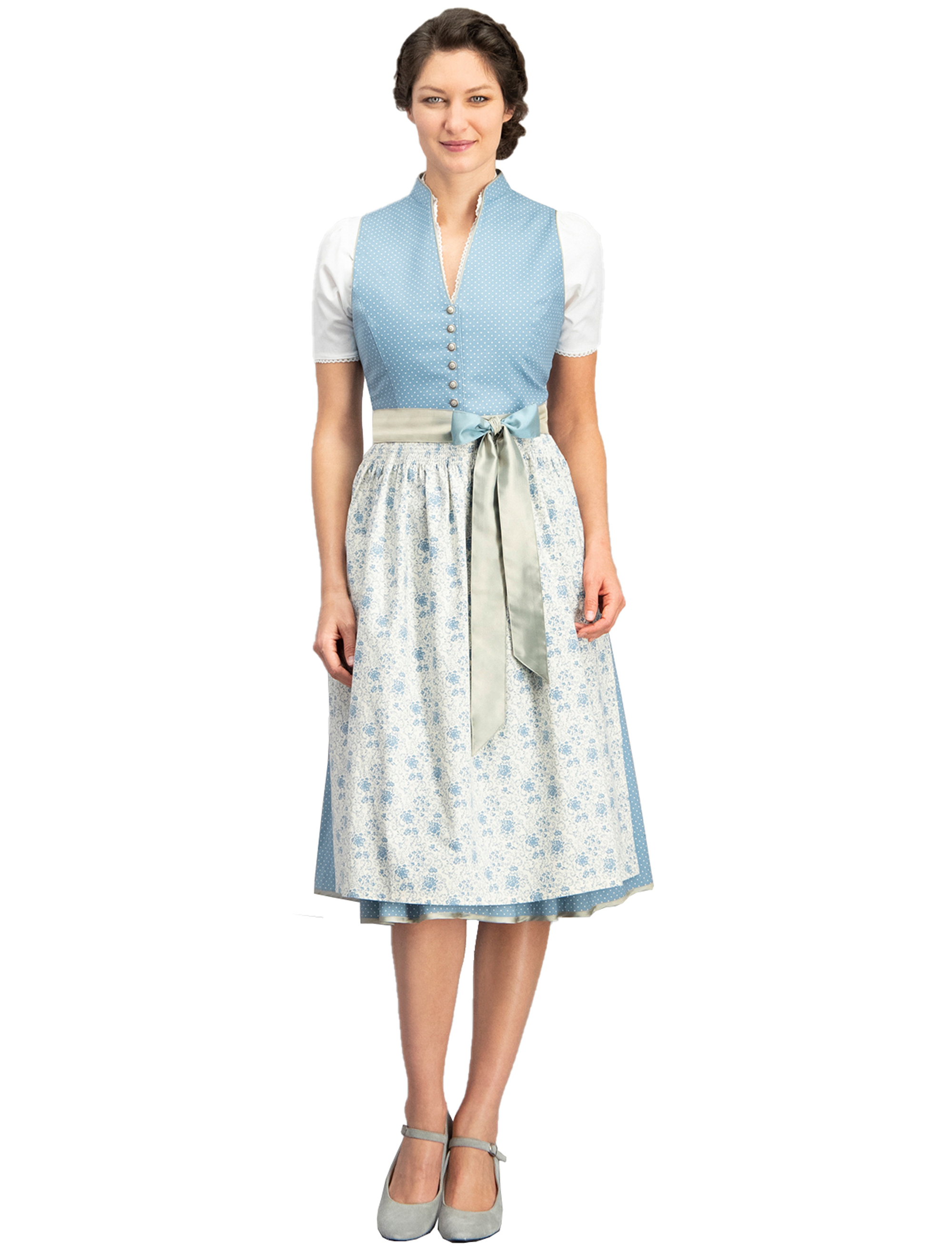 Dirndl Natalia Damen blau 38