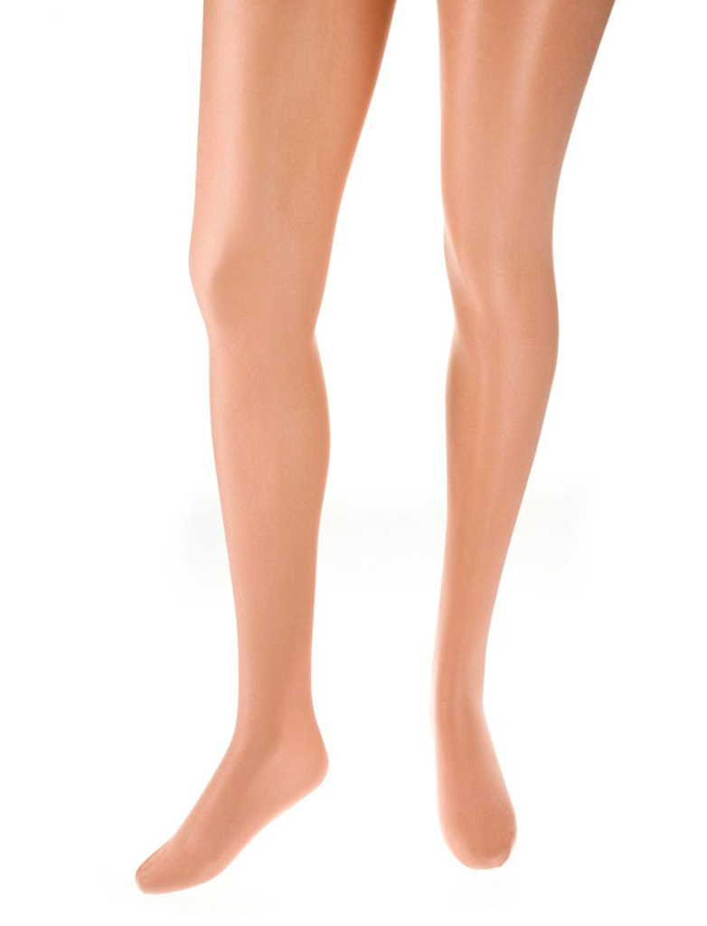 Tanzstrumpfhose Glanz suntan Damen bronze M