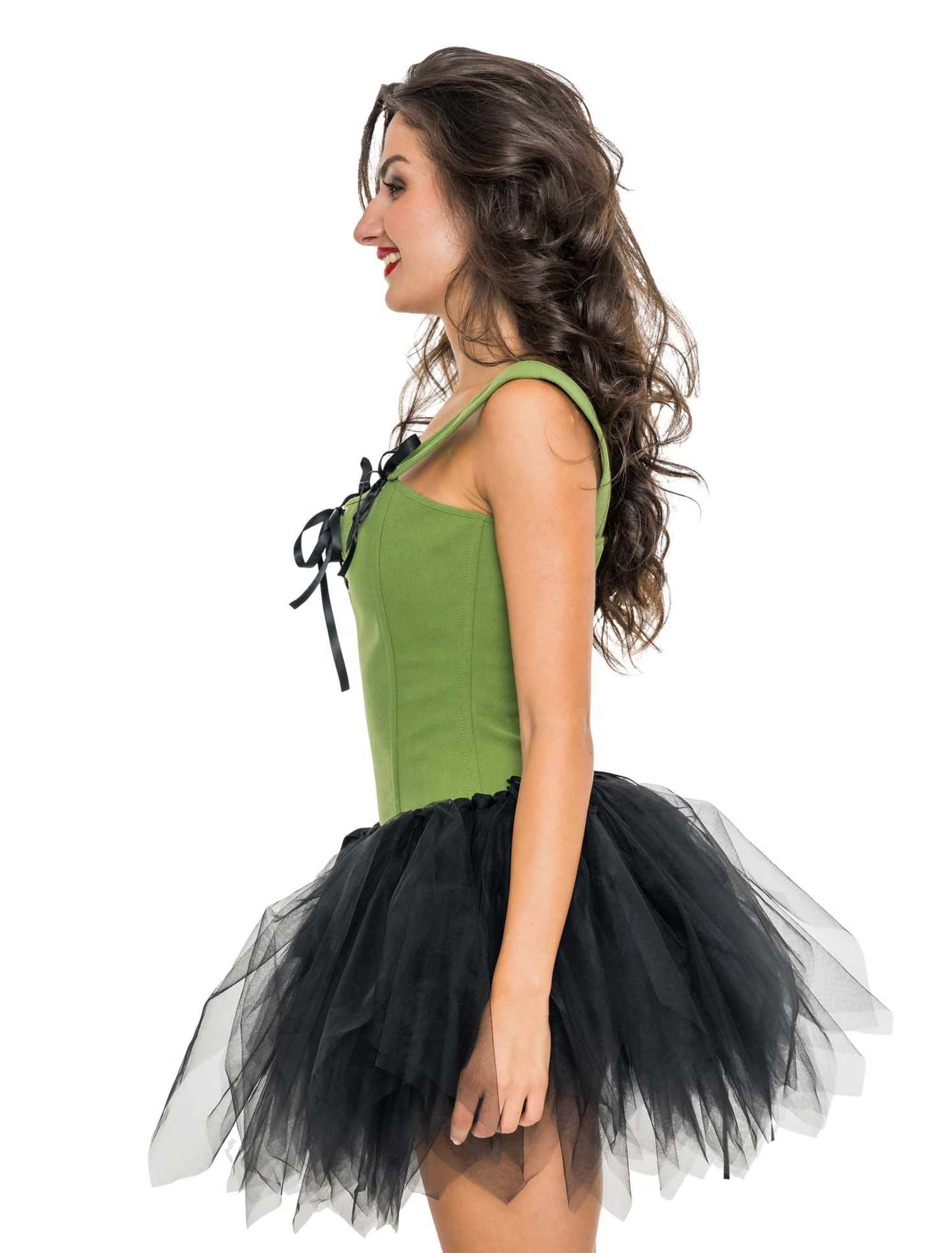 Corsage Hexenzauber Damen grün L/XL