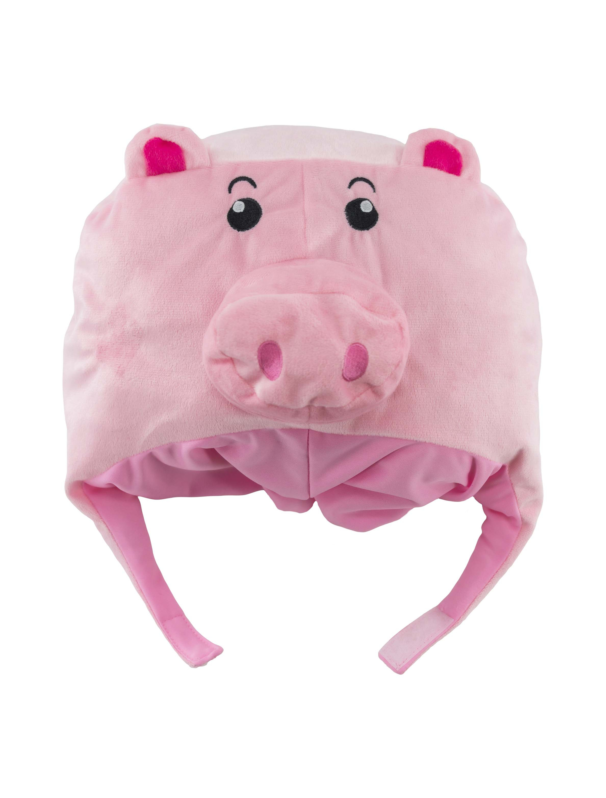 Mütze Schwein rosa one size