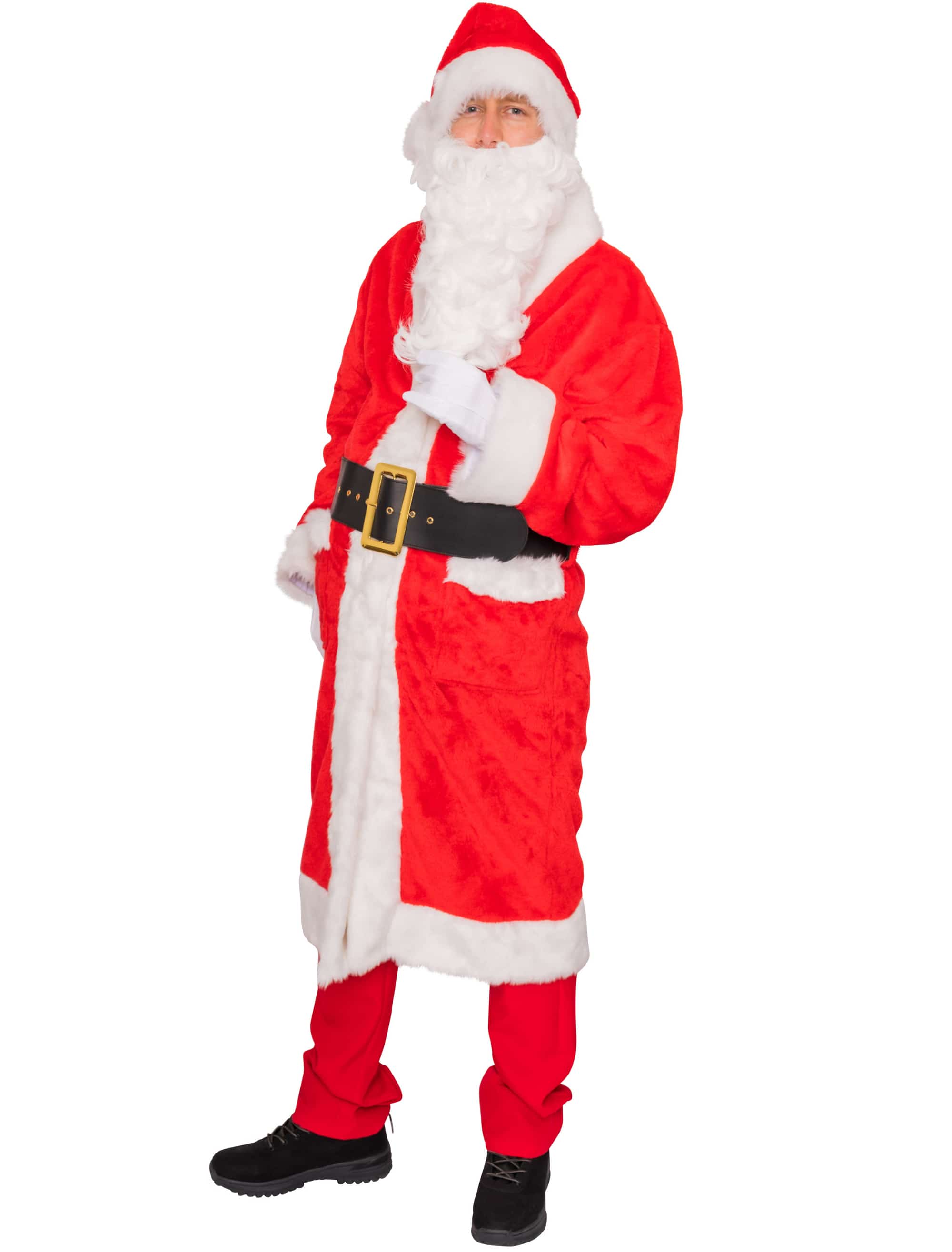 Mantel Weihnachtsmann 3-tlg. rot L/XL