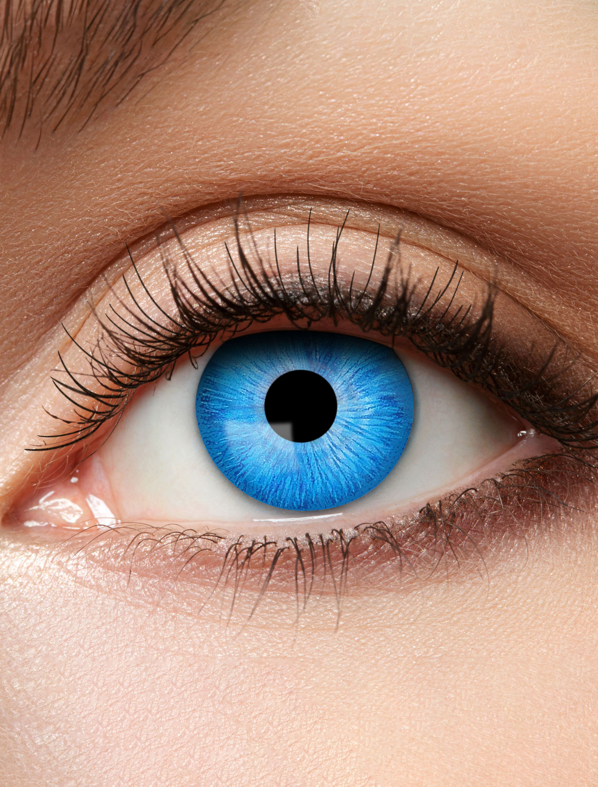 Kontaktlinsen One Tone Blue/White