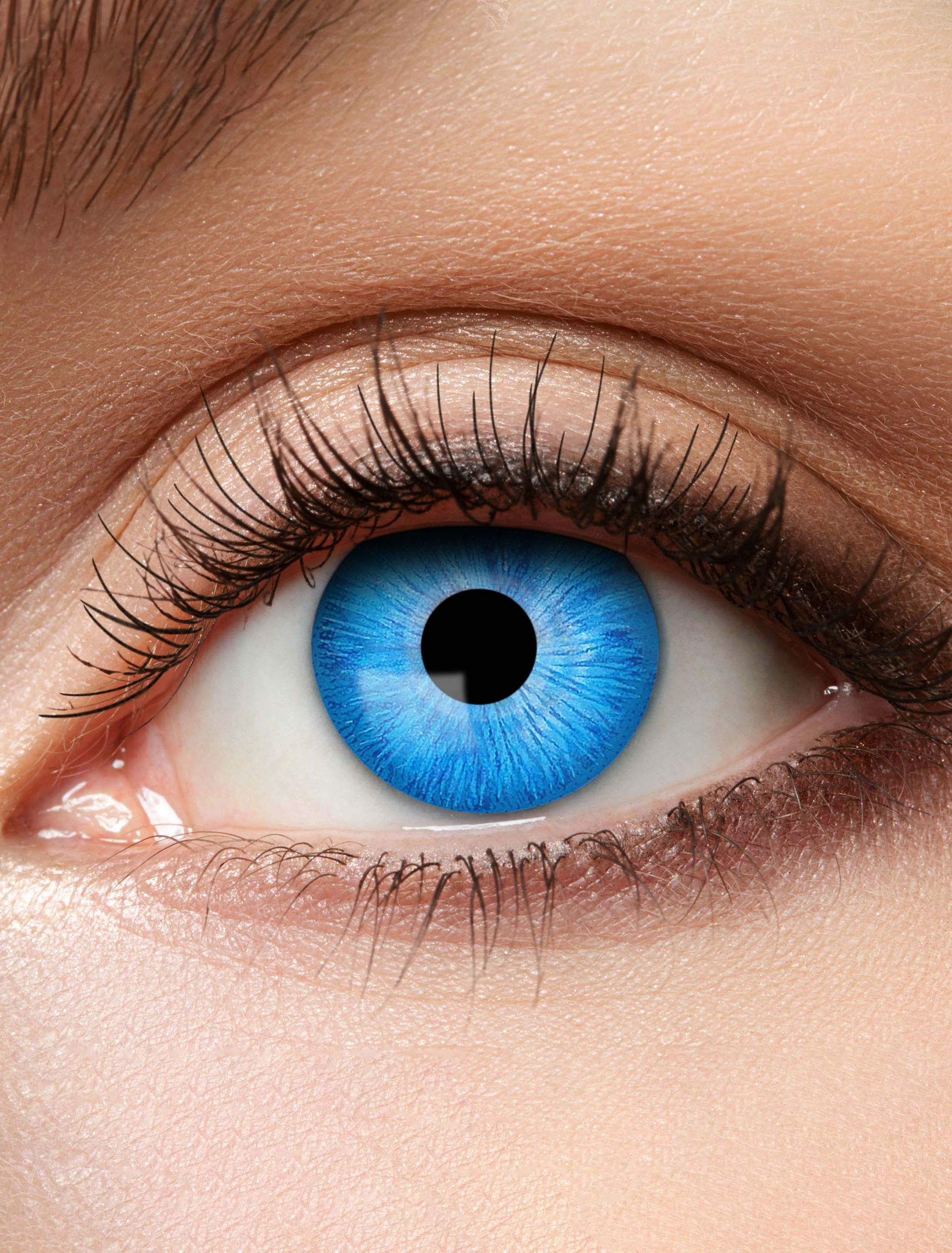 Kontaktlinsen One Tone Blue/White
