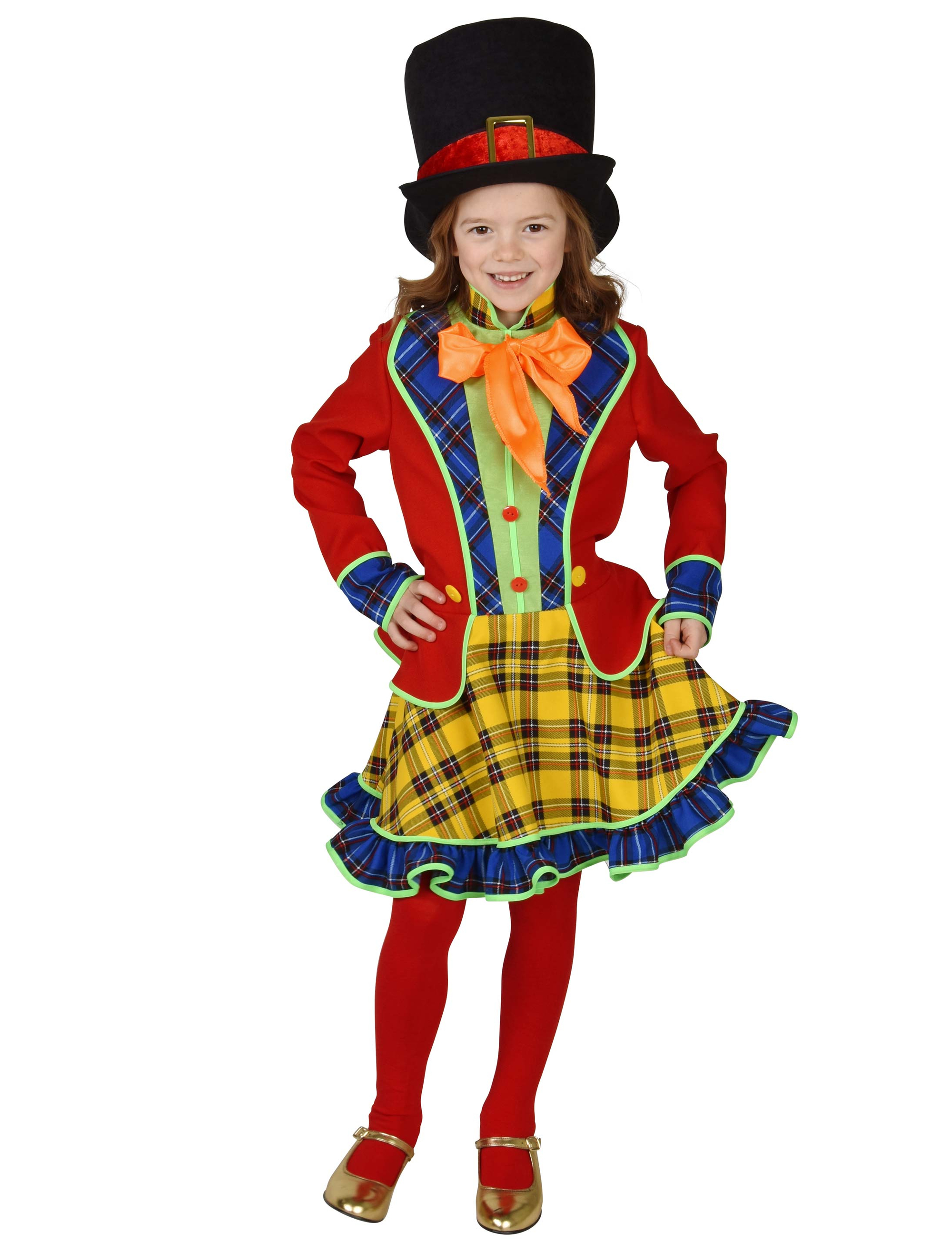 Kleid Clown Pepe Kinder bunt 104