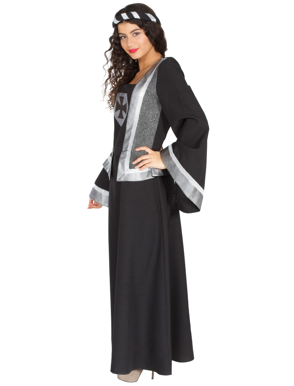 Kleid Ritter Dame schwarz 38