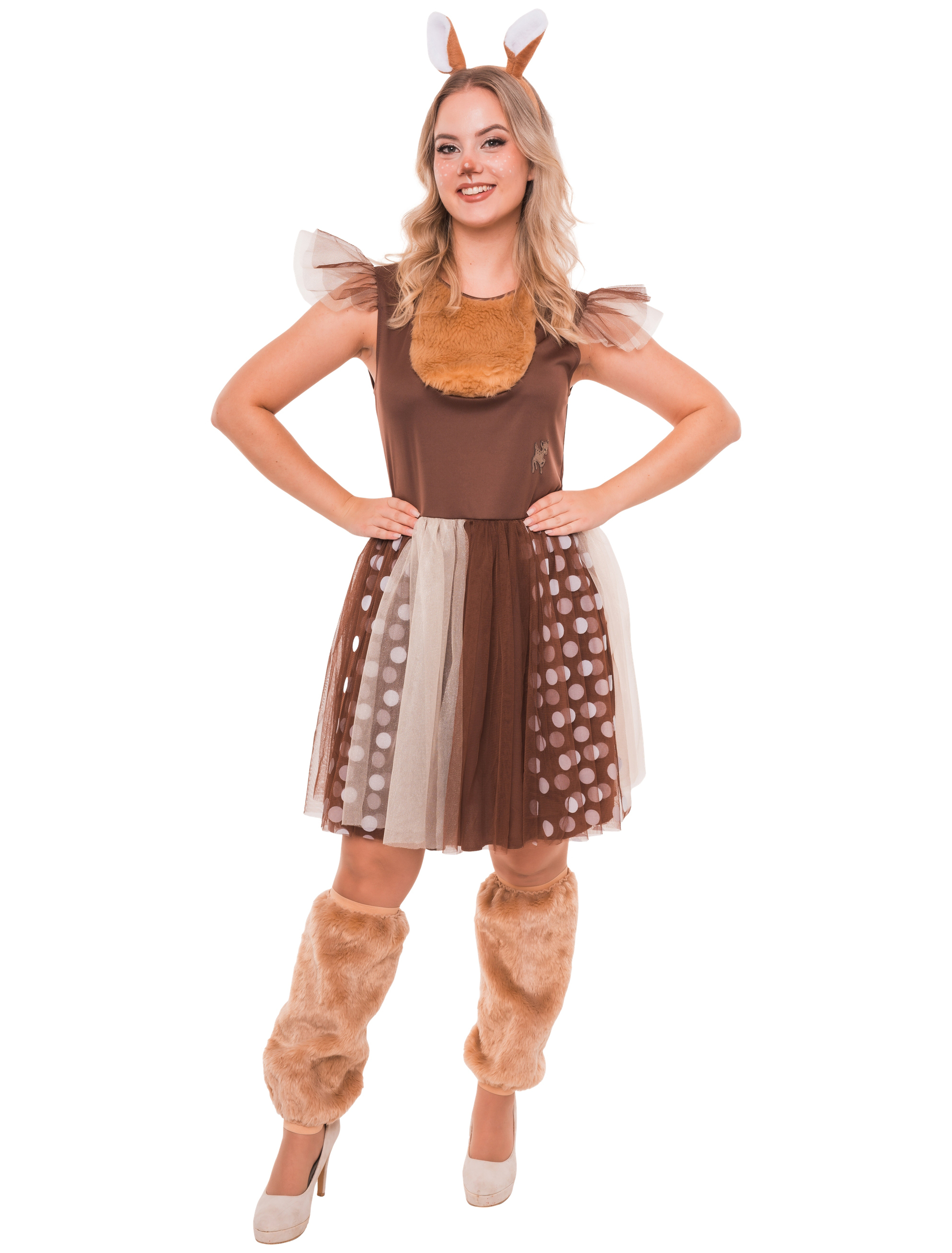 Kleid Reh braun S/M