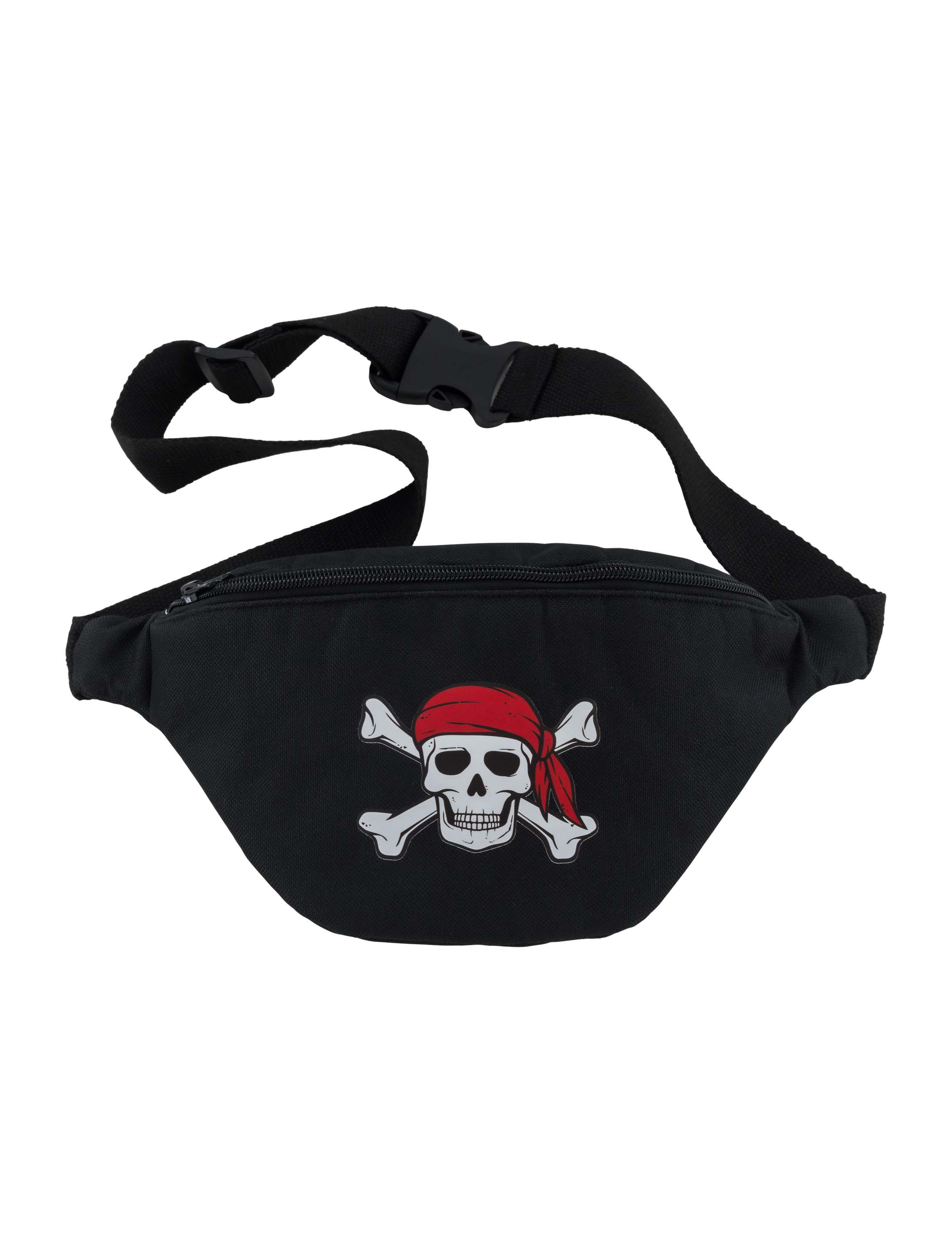 Bauchtasche Pirat schwarz