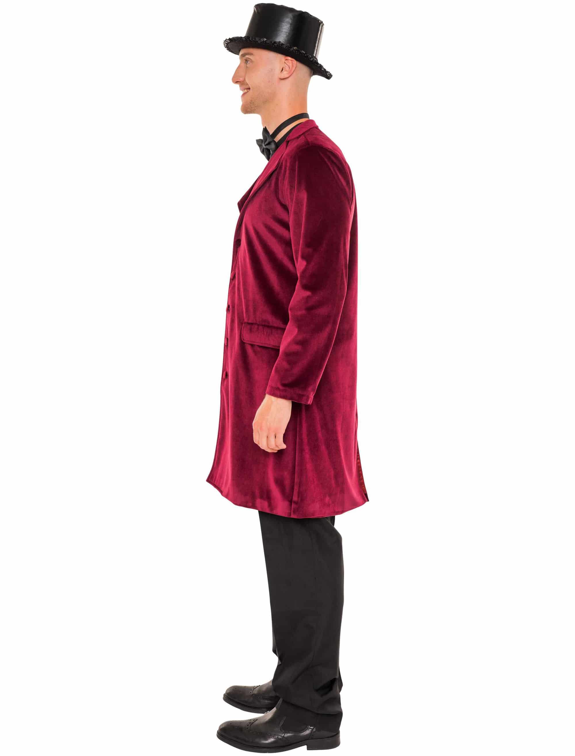 Mantel Willy Schokolade Herren rot 4XL